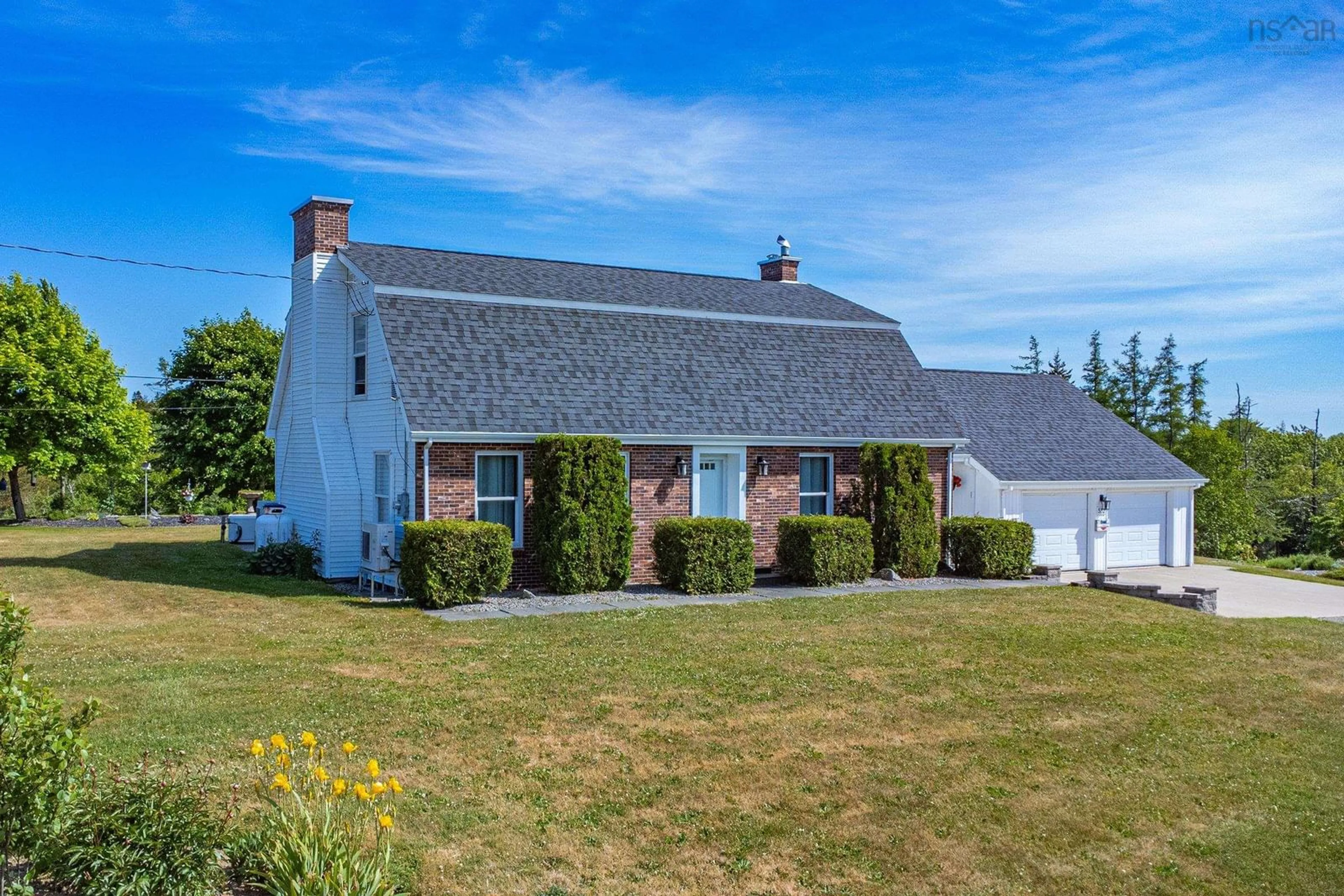 A pic from outside/outdoor area/front of a property/back of a property/a pic from drone, street for 532 Saulnierville Rd, Saulnierville Station Nova Scotia B0W 2Z0