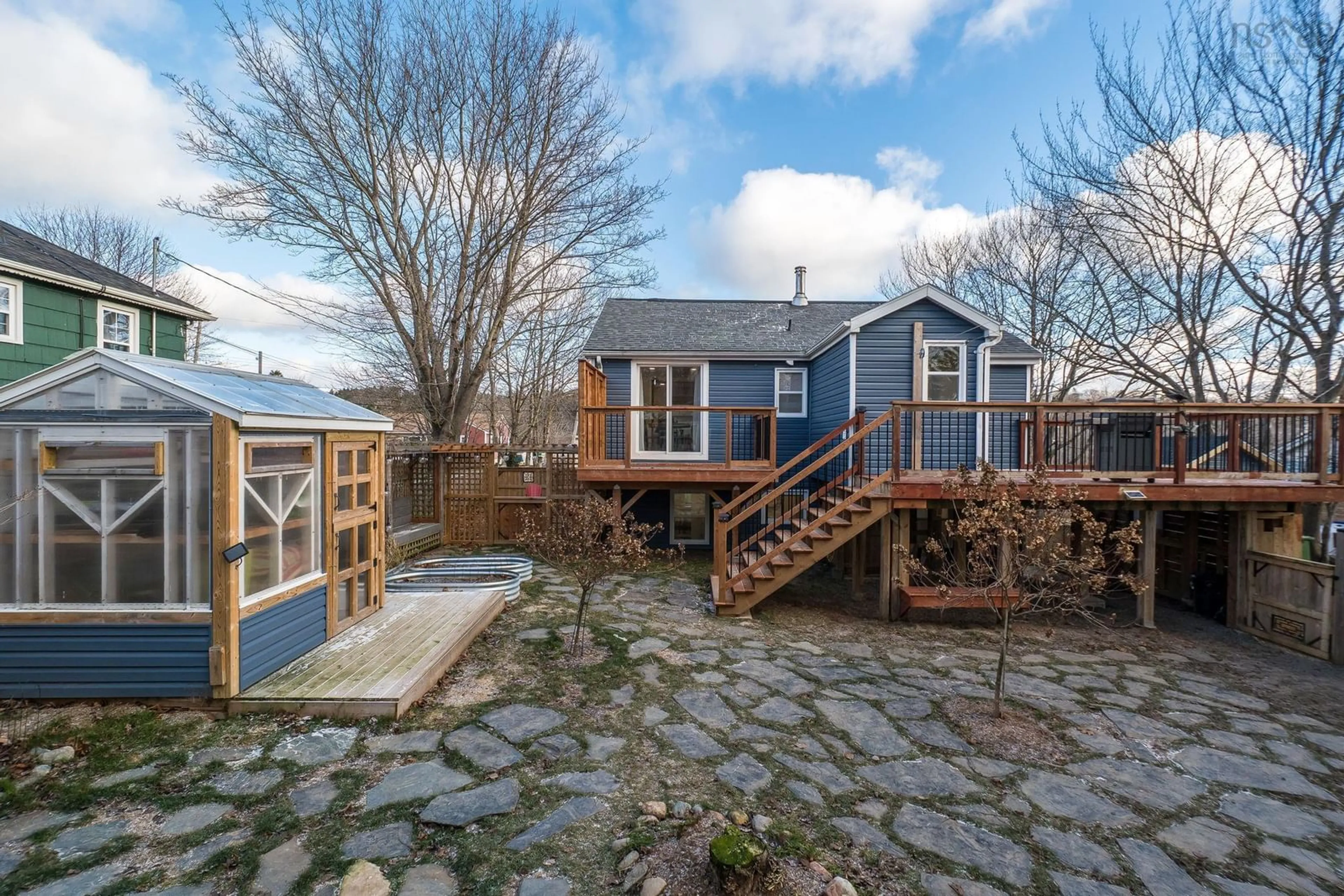 A pic from outside/outdoor area/front of a property/back of a property/a pic from drone, street for 42 Raymond St, Westphal Nova Scotia B2X 1B7