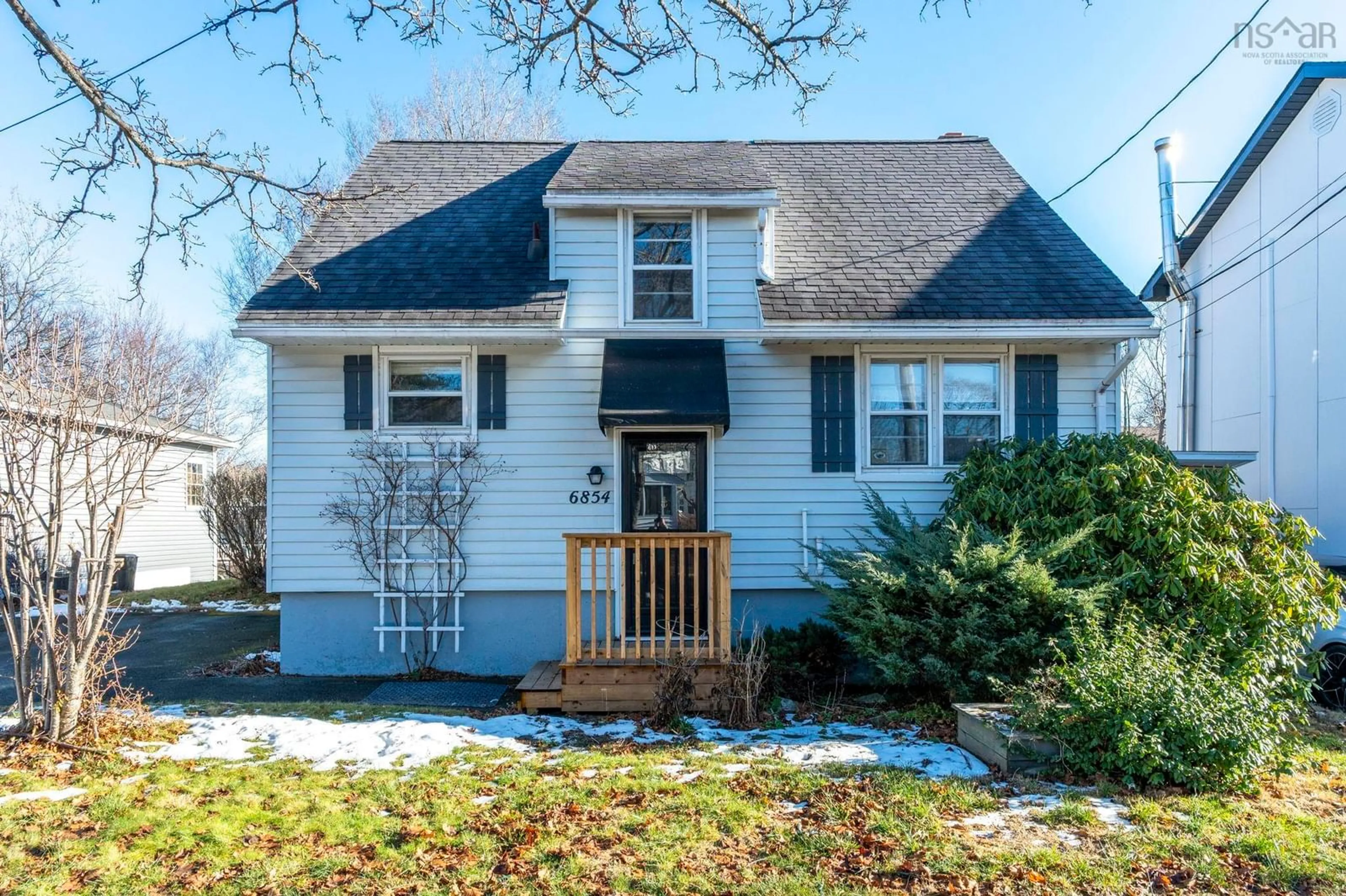 Home with vinyl exterior material, street for 6854 Edward Arab Ave, Halifax Nova Scotia B3L 2E1