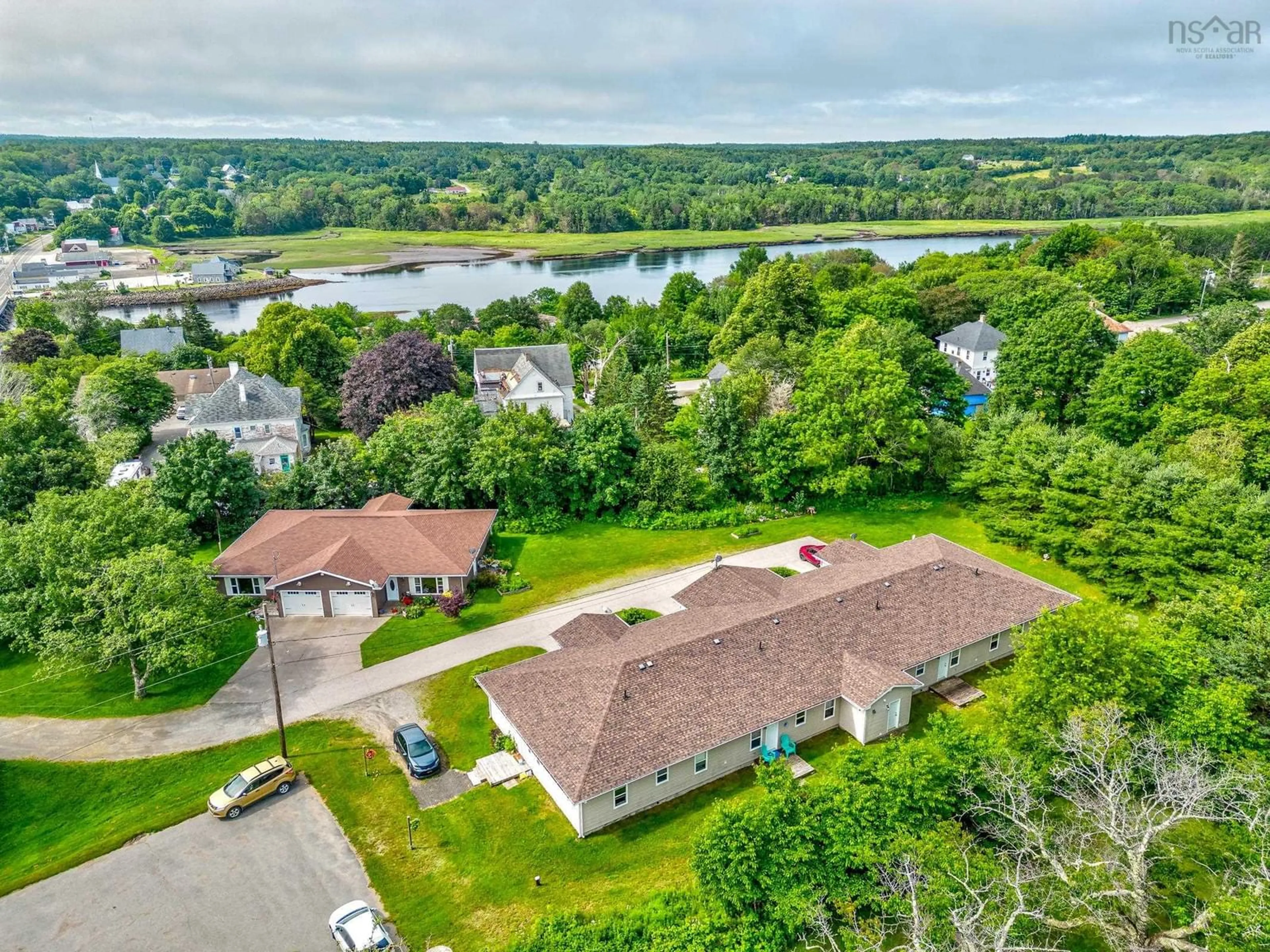 A pic from outside/outdoor area/front of a property/back of a property/a pic from drone, water/lake/river/ocean view for Lot 6, 8 & 9 Highway 1, Weymouth Nova Scotia B0W 3T0