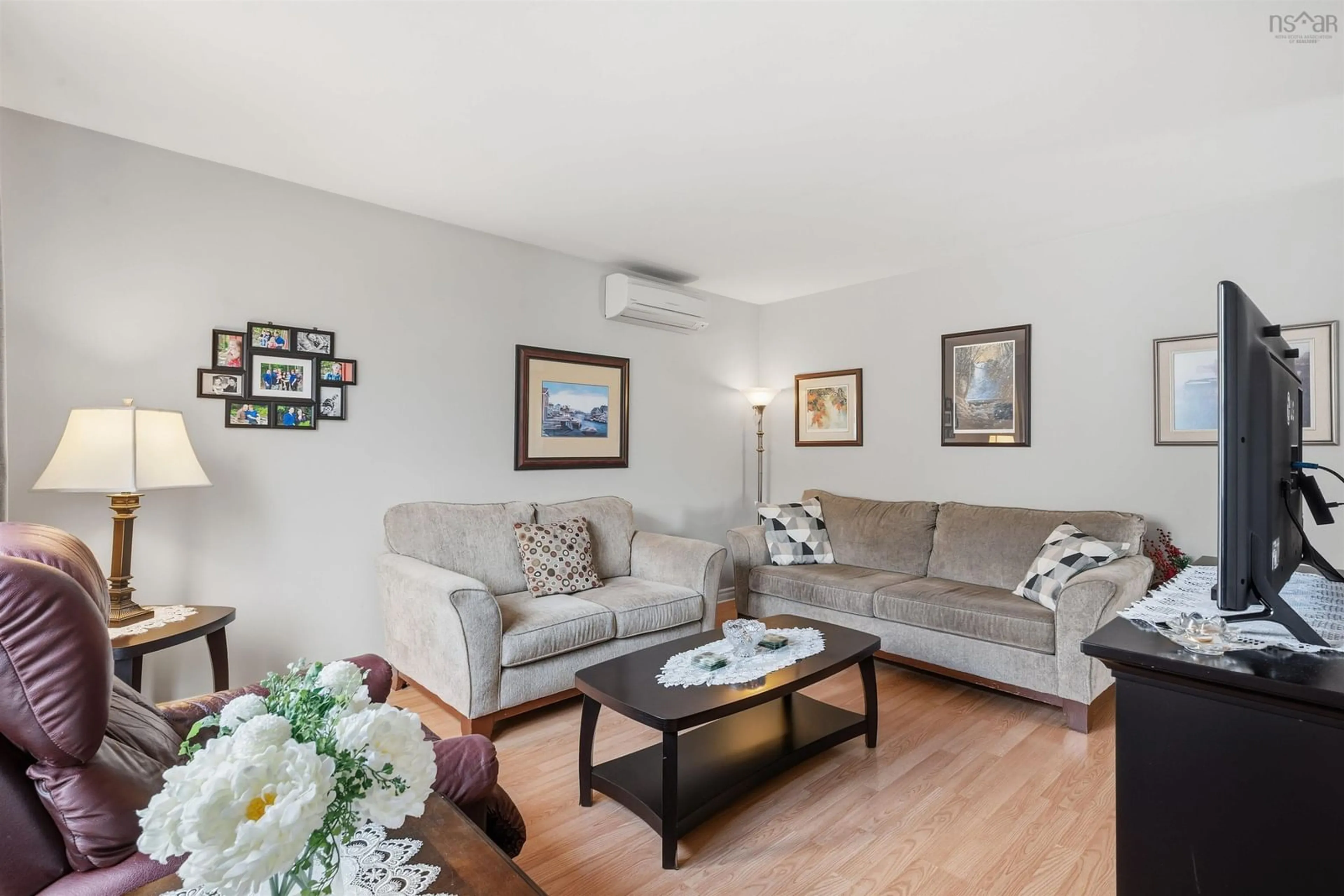 Living room with furniture, unknown for 54 Quaker Cres, Lower Sackville Nova Scotia B4C 2Z4