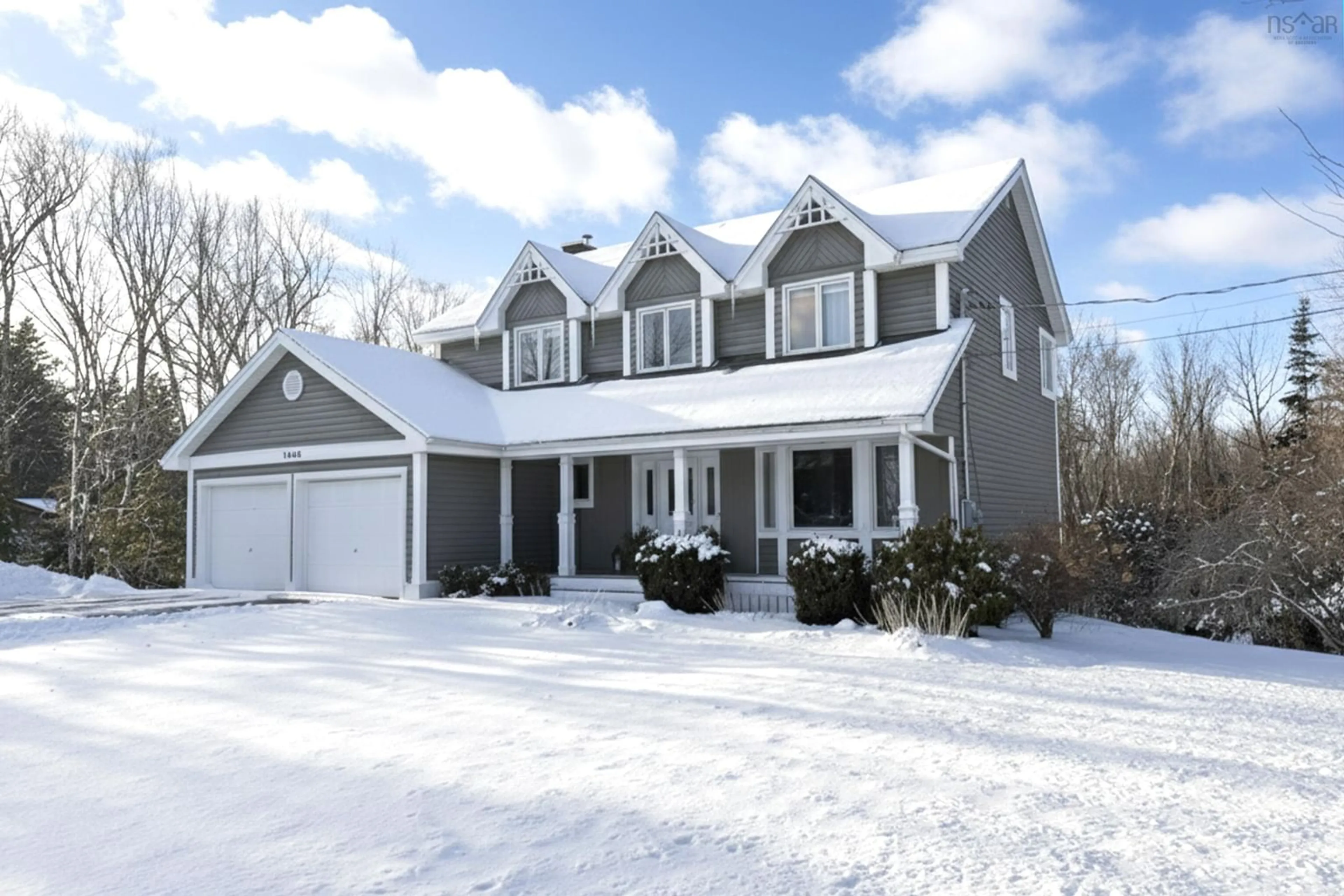 Home with vinyl exterior material, street for 1509 Highway 6, Amherst Nova Scotia B4H 3Y2