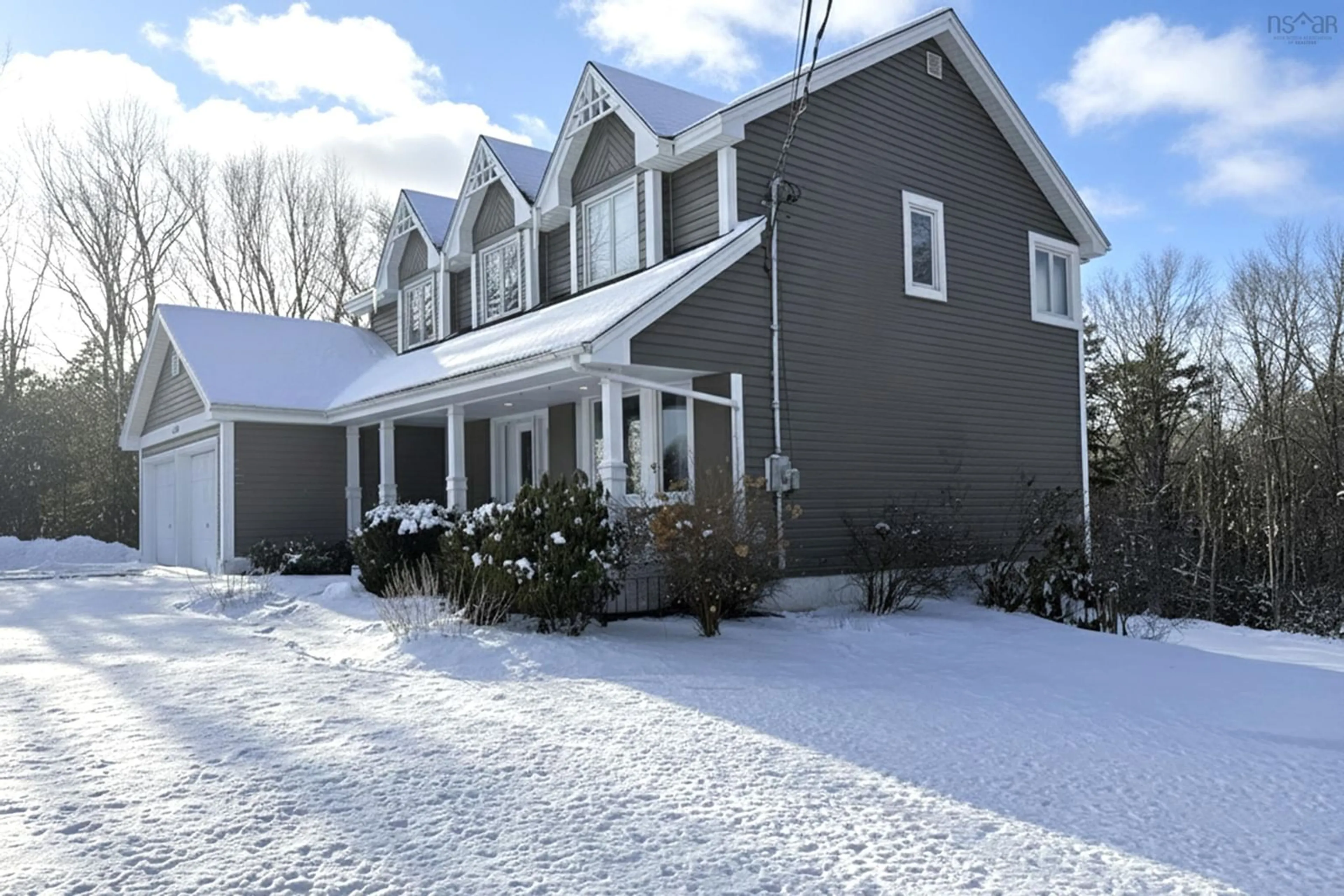 Home with vinyl exterior material, street for 1509 Highway 6, Amherst Nova Scotia B4H 3Y2