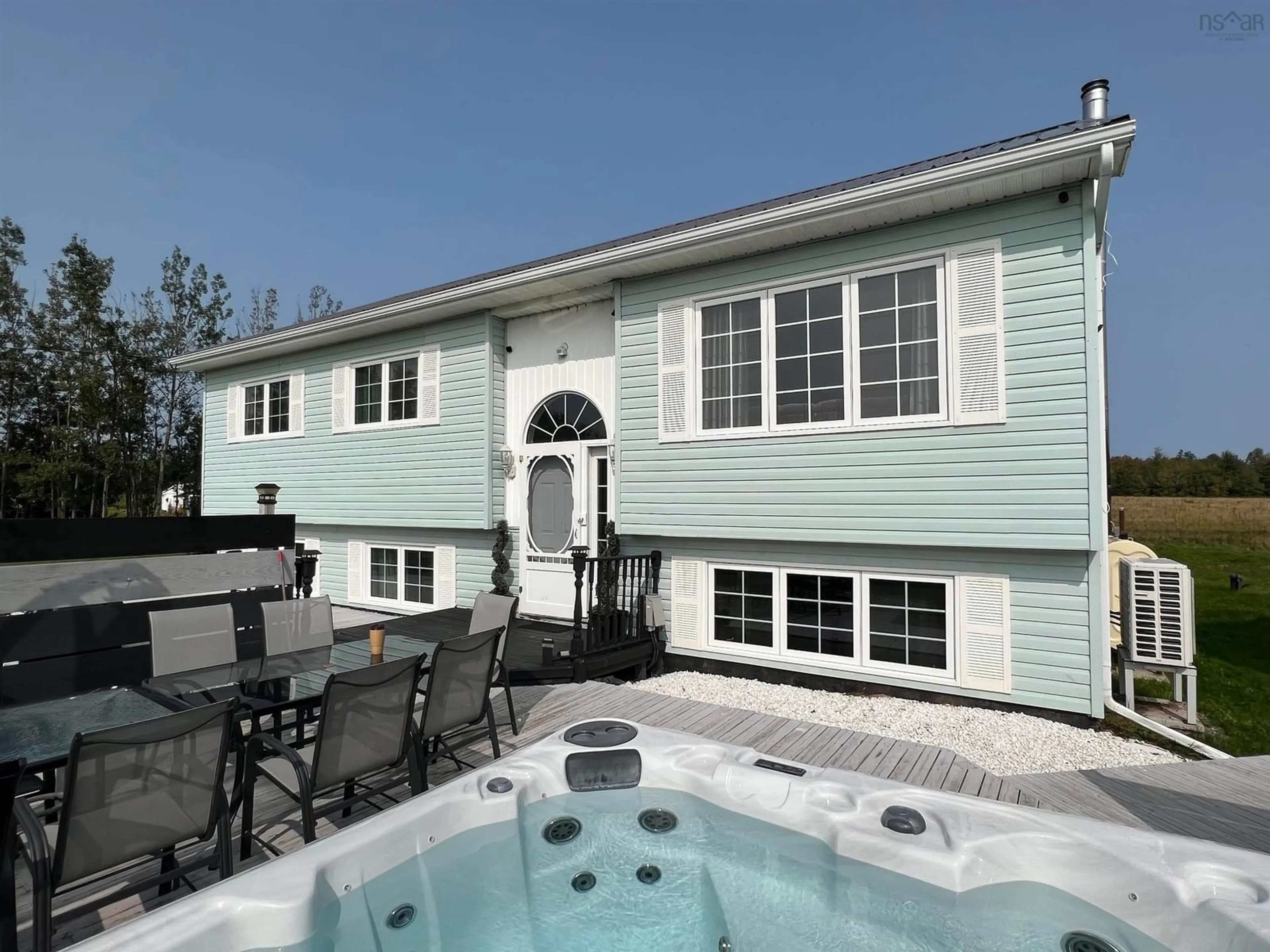 Home with vinyl exterior material, water/lake/river/ocean view for 2361 North Wallace Rd, North Wallace Nova Scotia B0K 1Y0