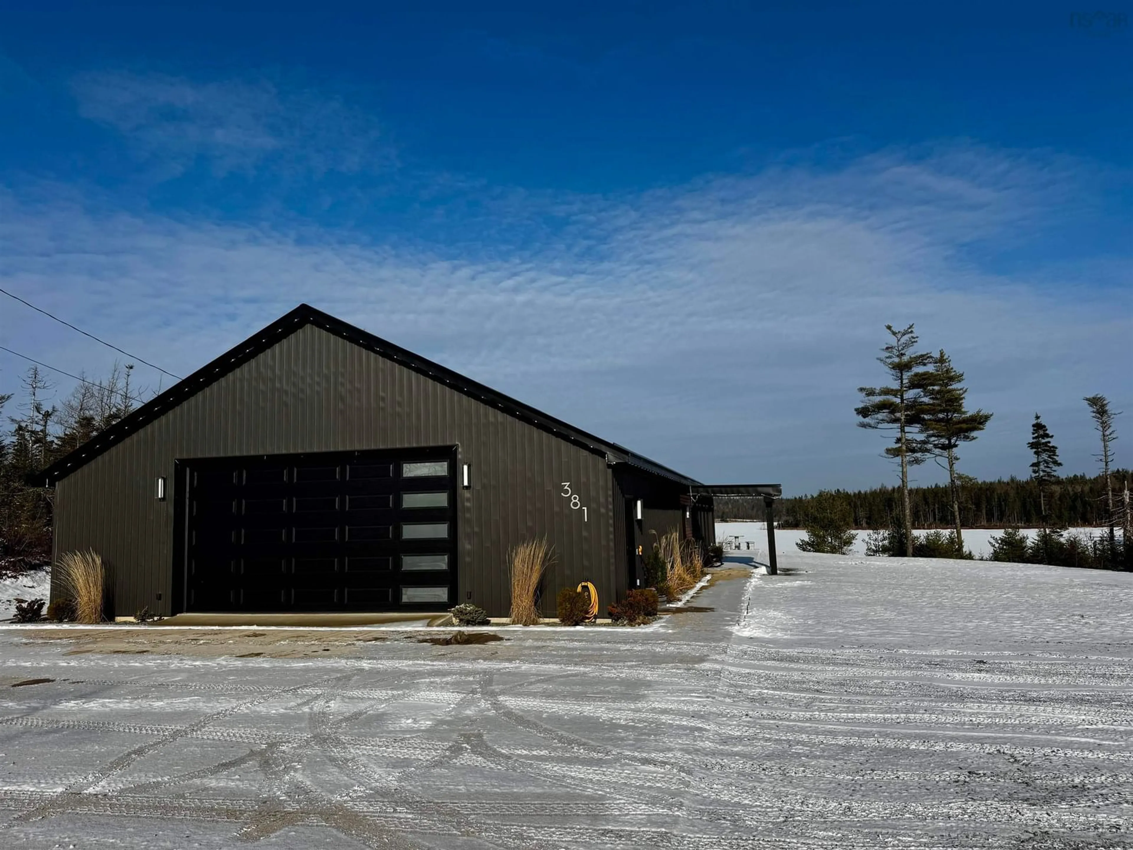 A pic from outside/outdoor area/front of a property/back of a property/a pic from drone, building for 381 Grandiqe Ferry Rd., Louisdale Nova Scotia B0E 1V0