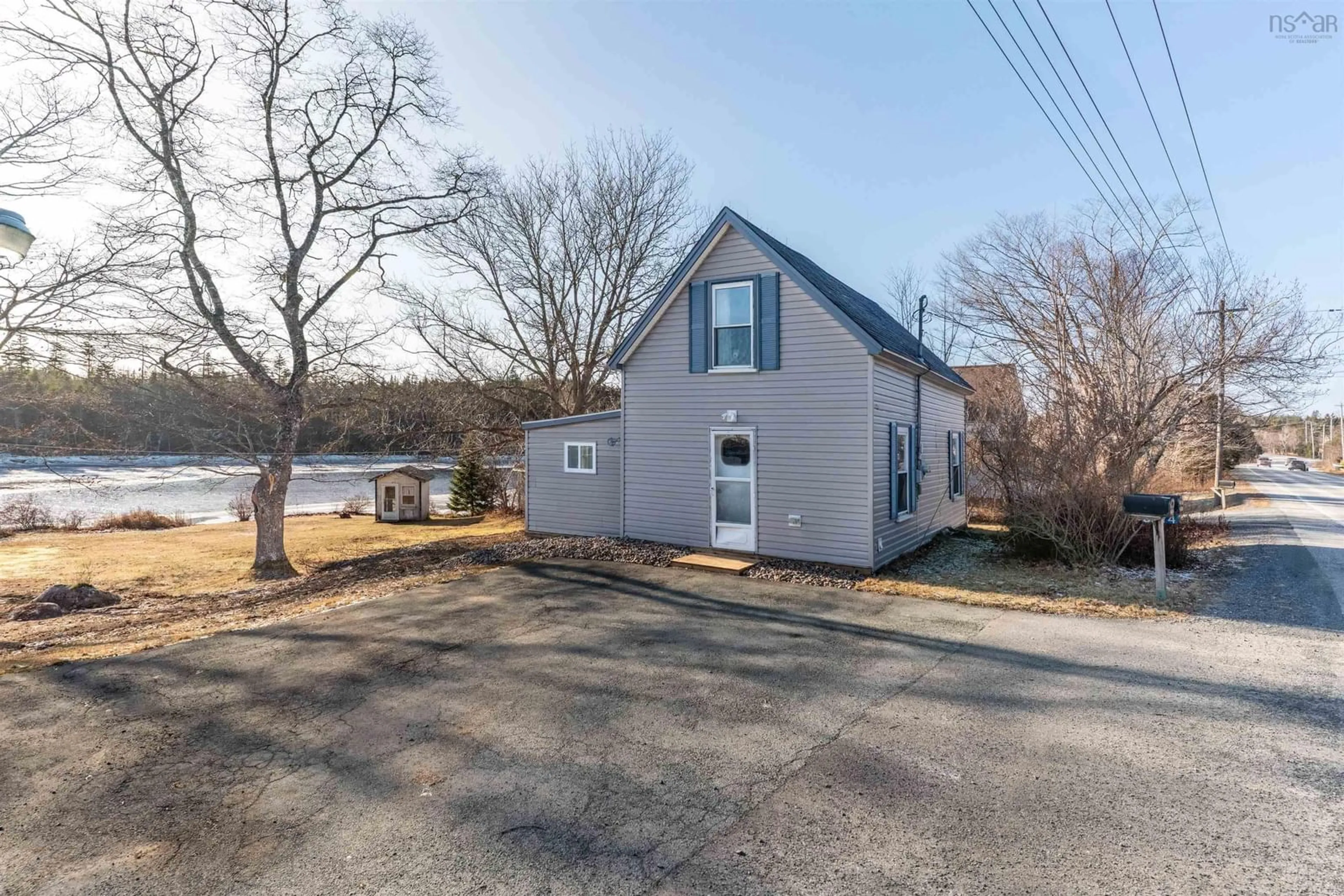 A pic from outside/outdoor area/front of a property/back of a property/a pic from drone, street for 8274 7 Hwy, Musquodoboit Harbour Nova Scotia B0J 2L0