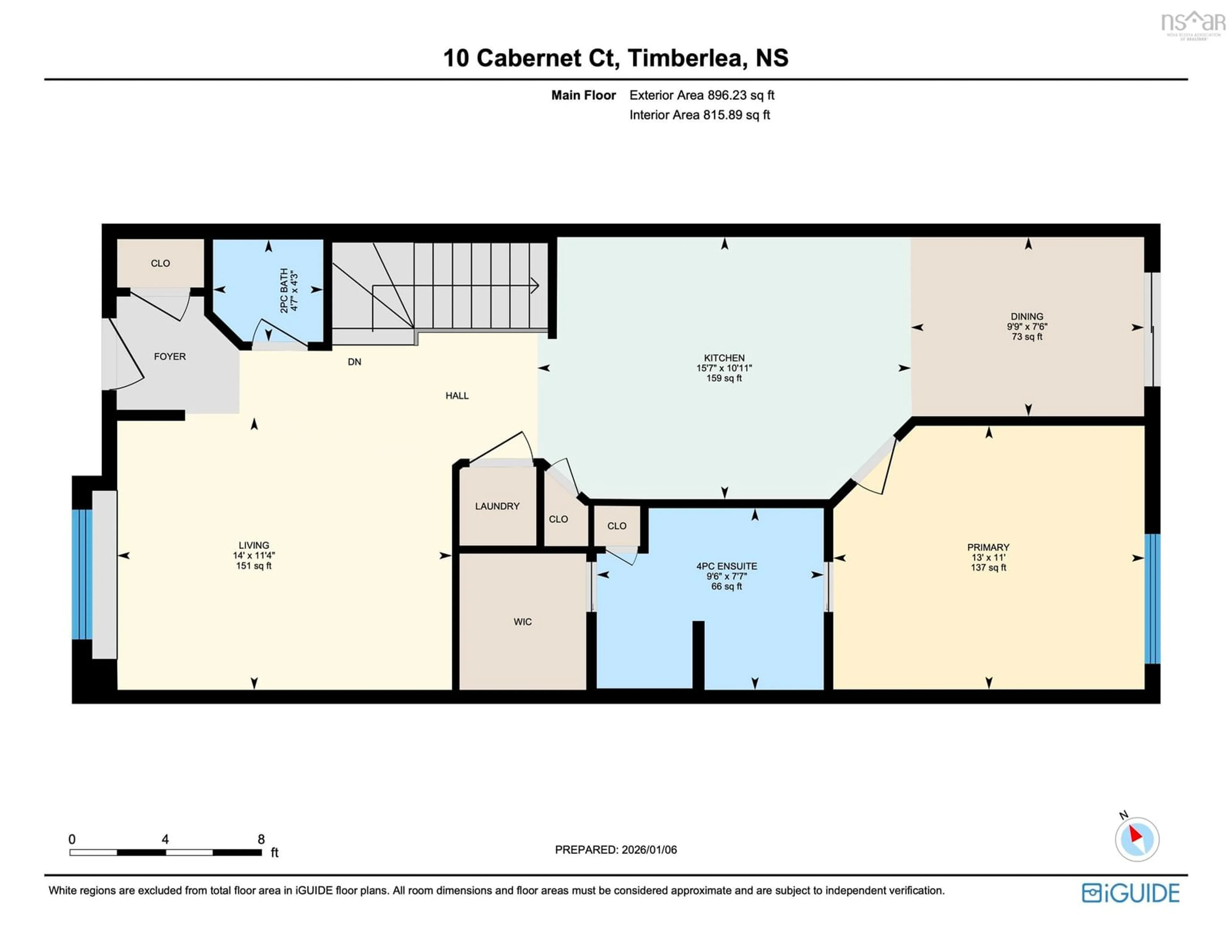 Floor plan for 10 Cabernet Crt, Timberlea Nova Scotia B3T 0E4