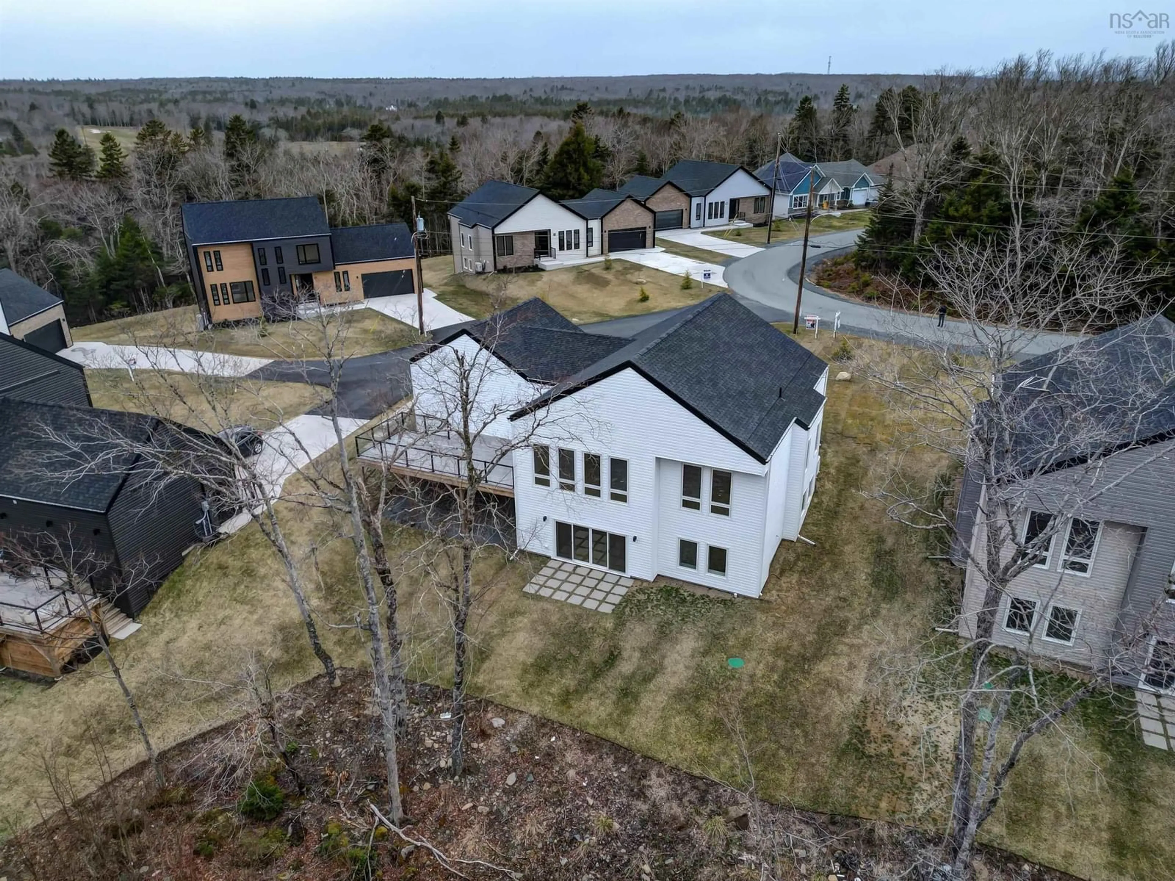 A pic from outside/outdoor area/front of a property/back of a property/a pic from drone, unknown for 2 Merion Crt, Hammonds Plains Nova Scotia B4B 2R1