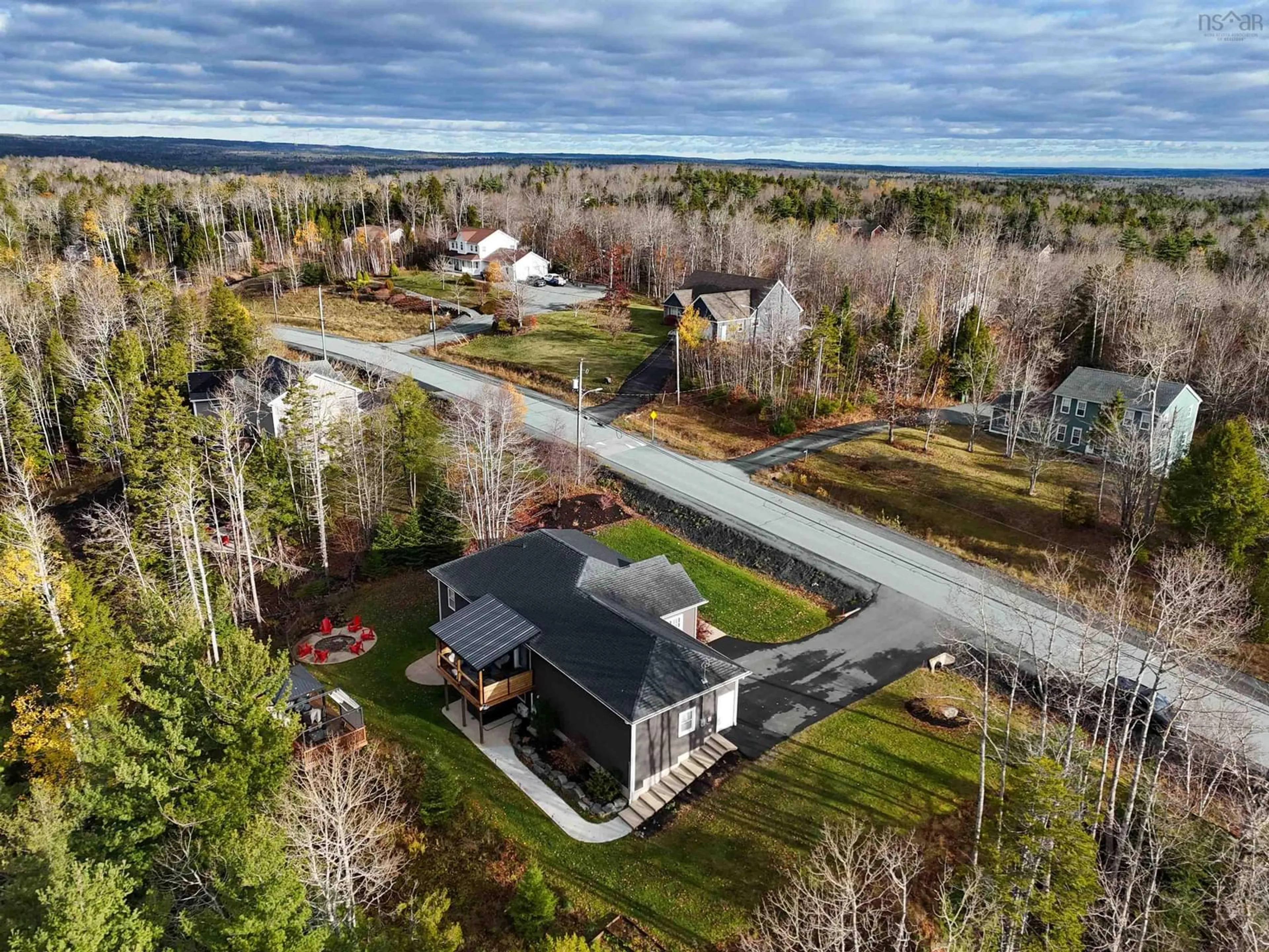 A pic from outside/outdoor area/front of a property/back of a property/a pic from drone, water/lake/river/ocean view for 254 Laurel Ridge Dr, Beaver Bank Nova Scotia B4G 1H5