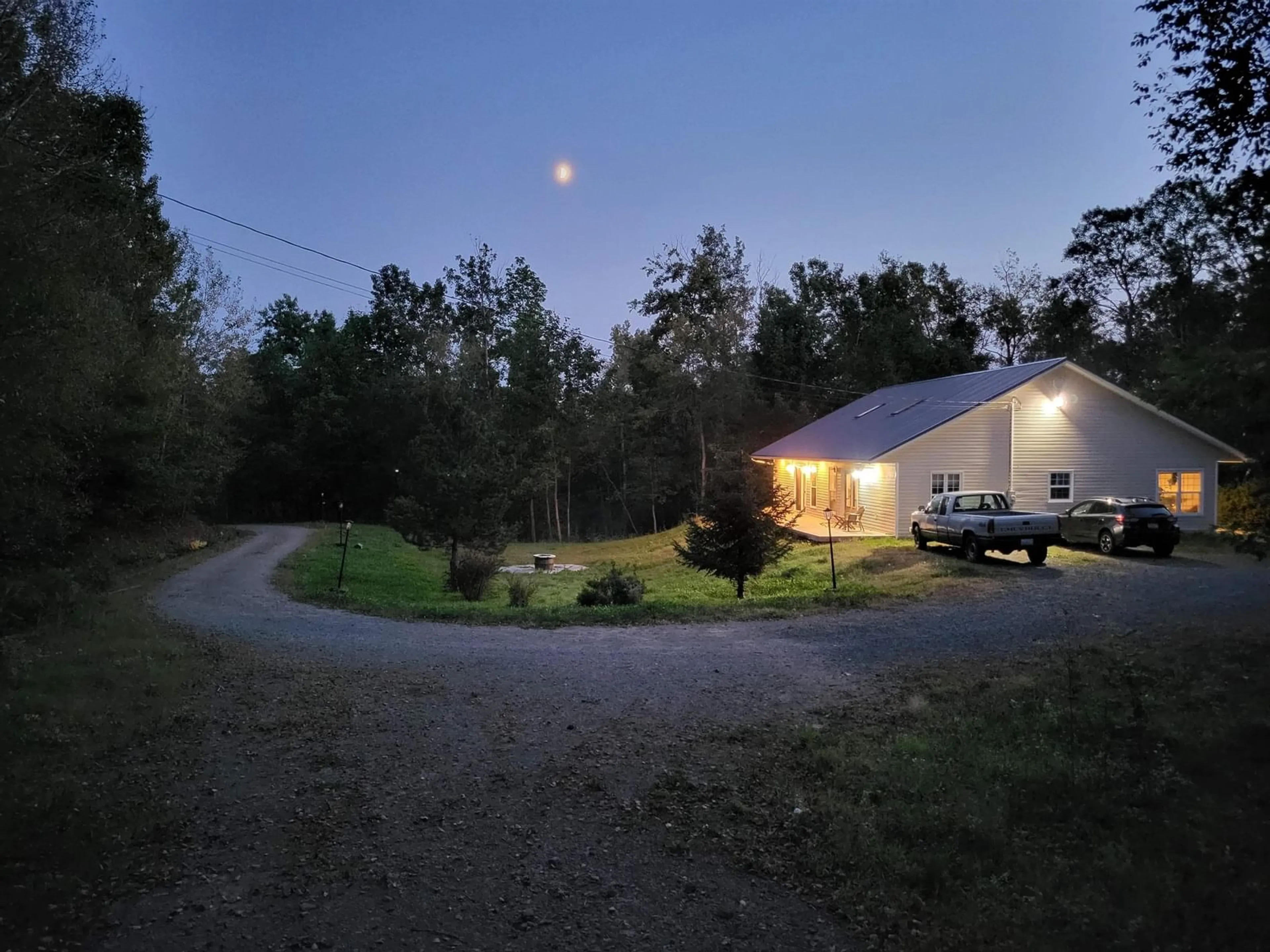 A pic from outside/outdoor area/front of a property/back of a property/a pic from drone, mountain view for 2865 Highway 358, Norths Corner Nova Scotia B0P 1H0
