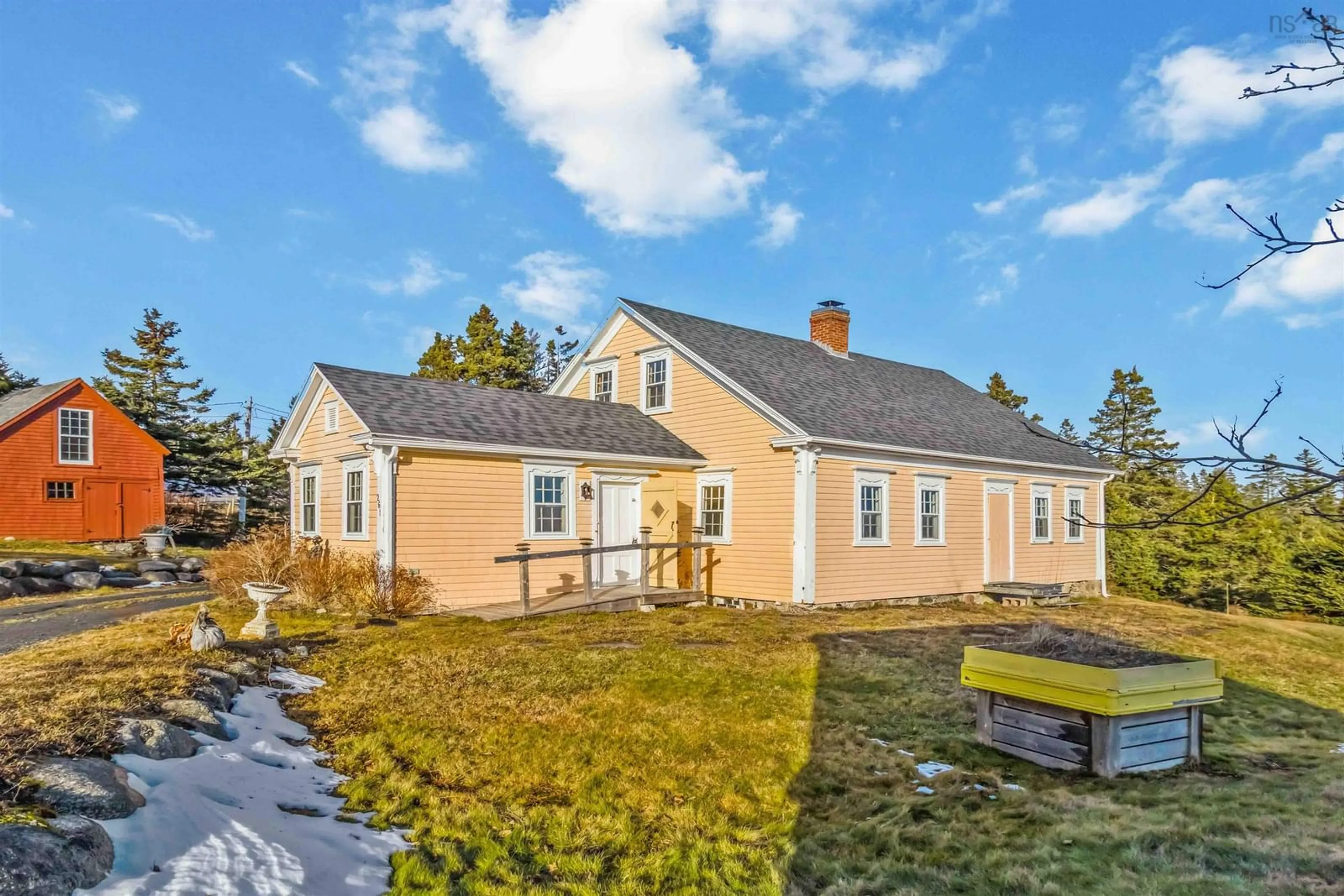 A pic from outside/outdoor area/front of a property/back of a property/a pic from drone, street for 261 Upper Kingsburg Rd, Upper Kingsburg Nova Scotia B0J 2X0