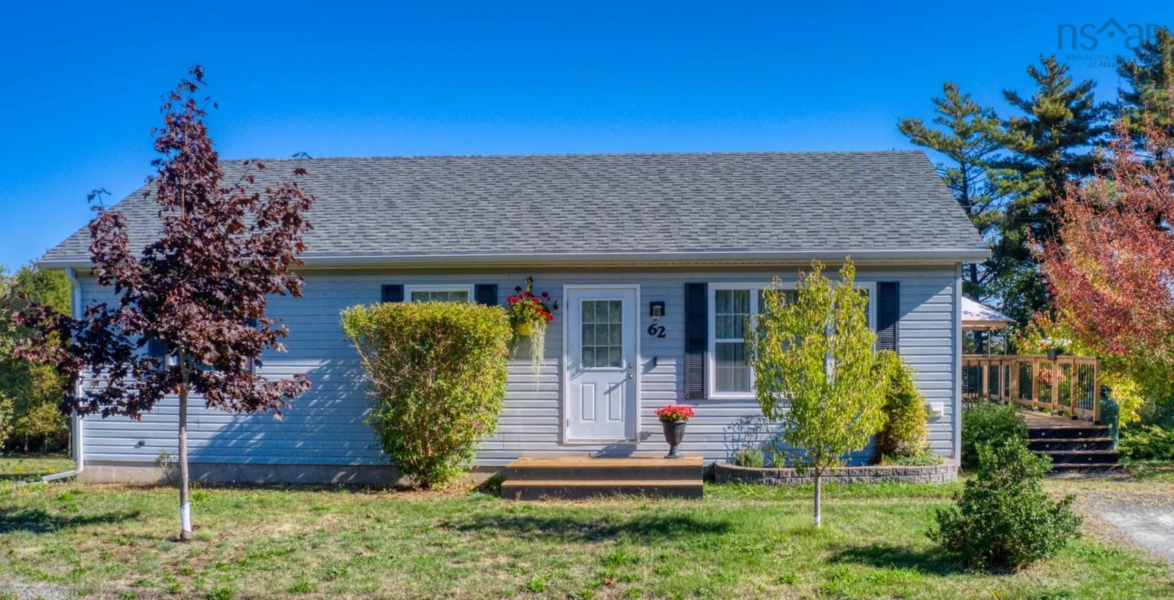 Home with vinyl exterior material, street for 62 Westside Dr, Wileville Nova Scotia B4V 8V5