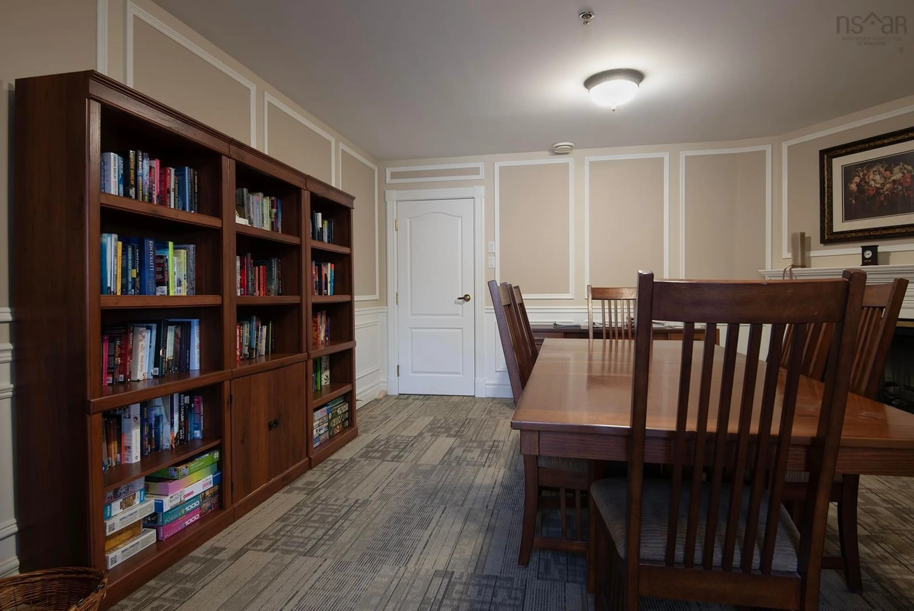 Dining room, wood/laminate floor for 52 Whitehall Cres #108, Cole Harbour Nova Scotia B2W 6P7