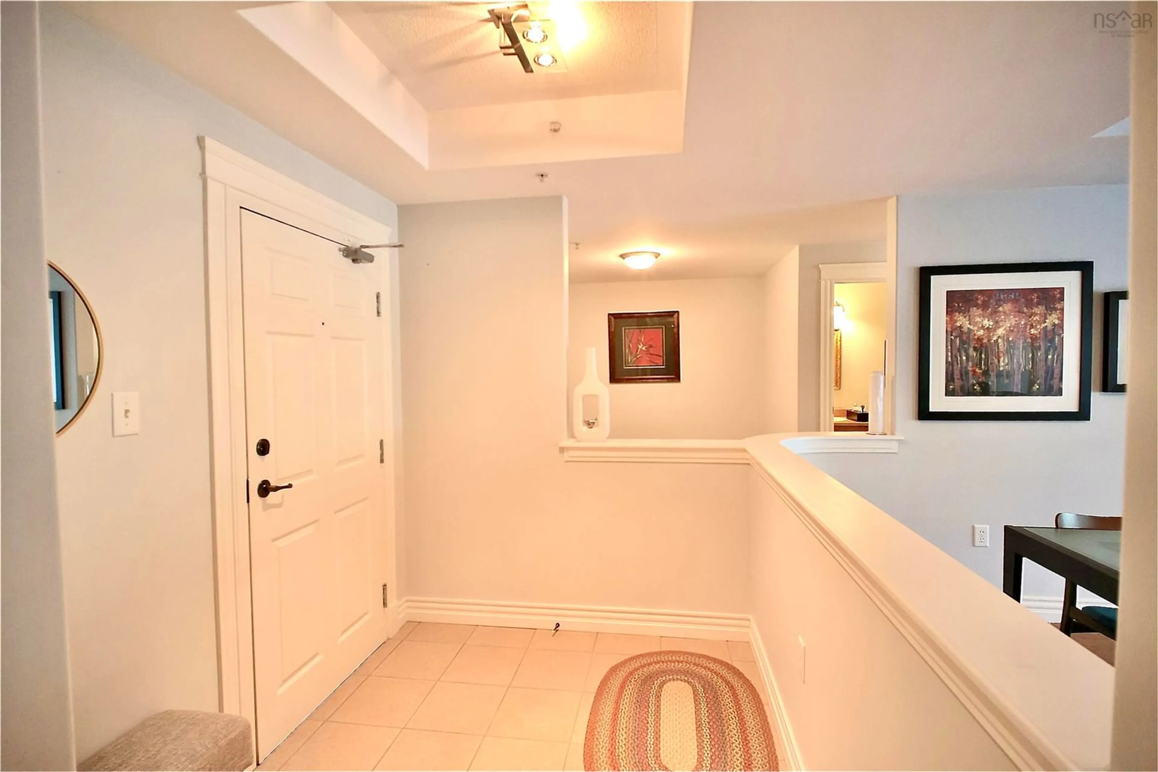 Indoor foyer for 476 Main St #302, Mahone Bay Nova Scotia B0J 2E0