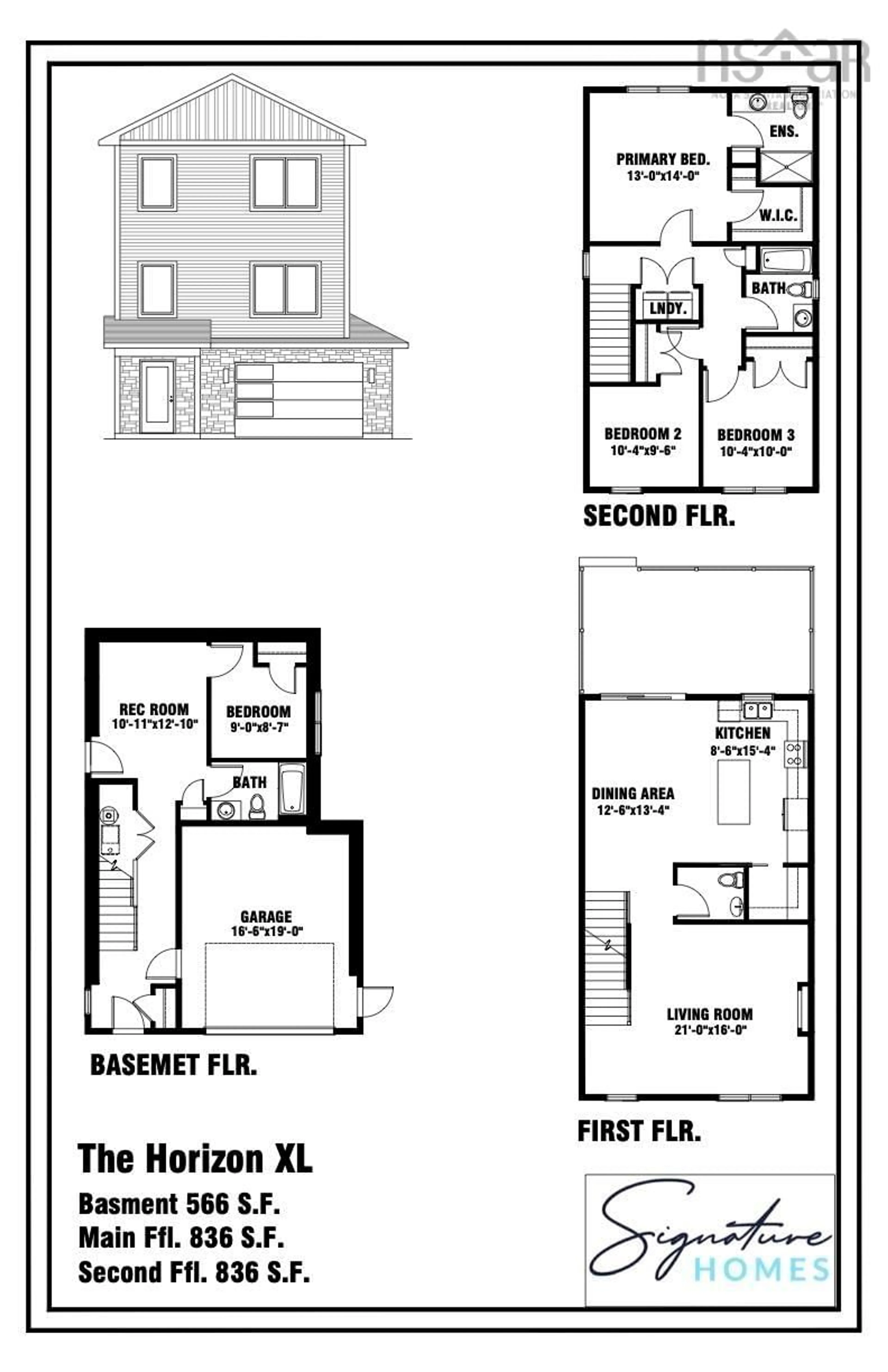 Floor plan for 19 Wanders Way, Timberlea Nova Scotia B3T 0L2