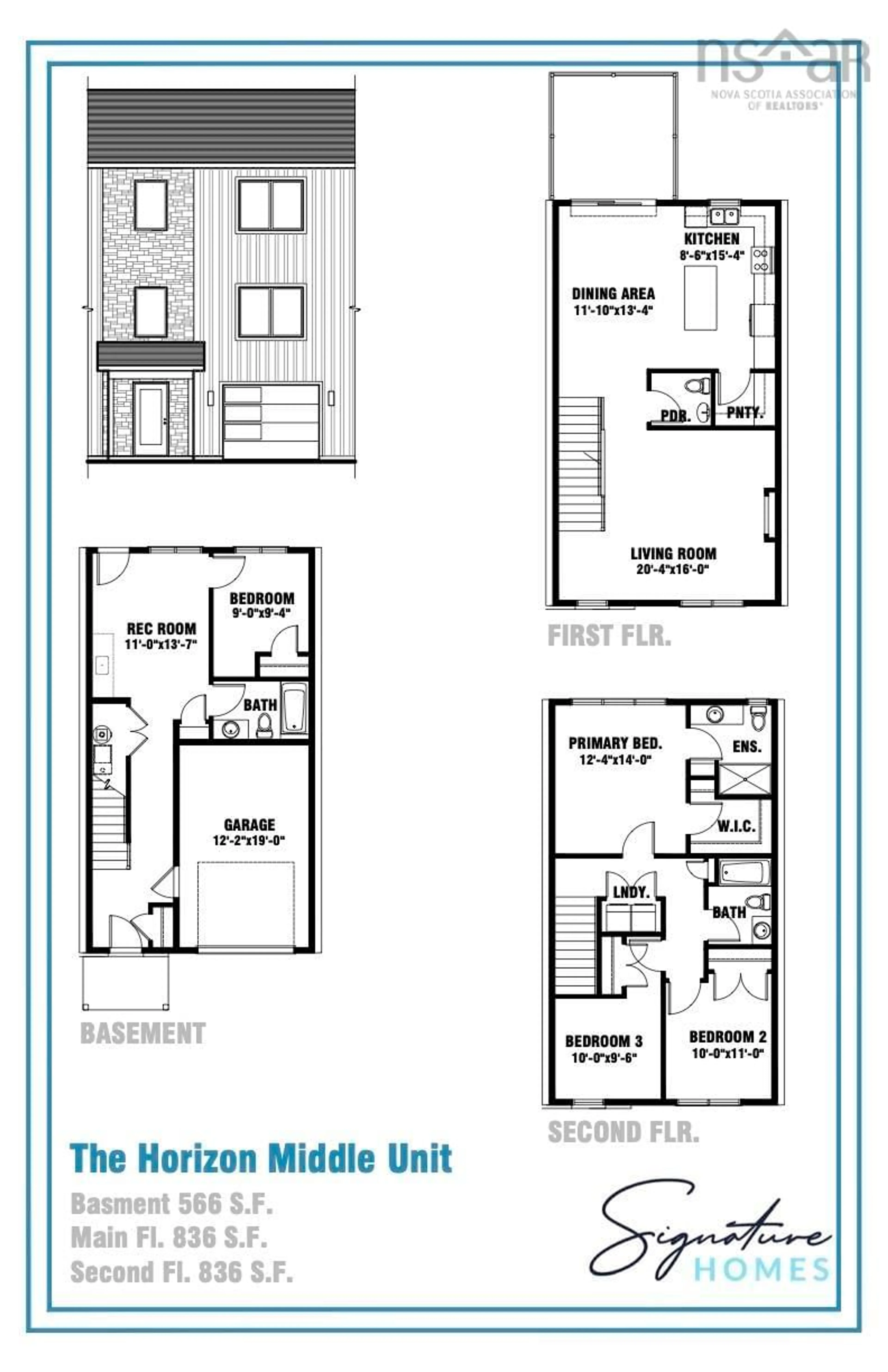 Floor plan for 138 Stephs St #D, Bedford Nova Scotia B4B 1H1