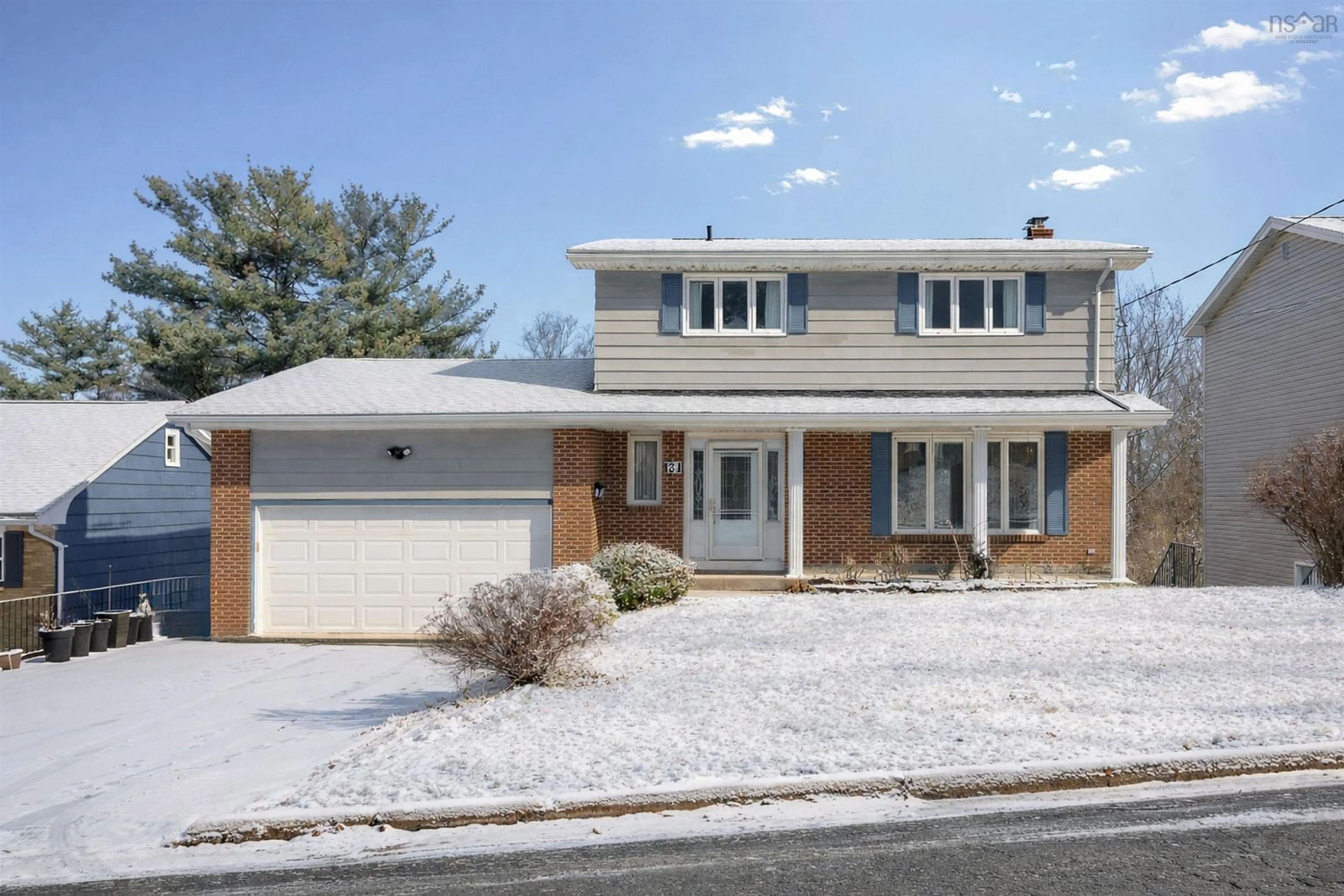 Home with vinyl exterior material, street for 131 Brook St, Halifax Nova Scotia B3N 2A7