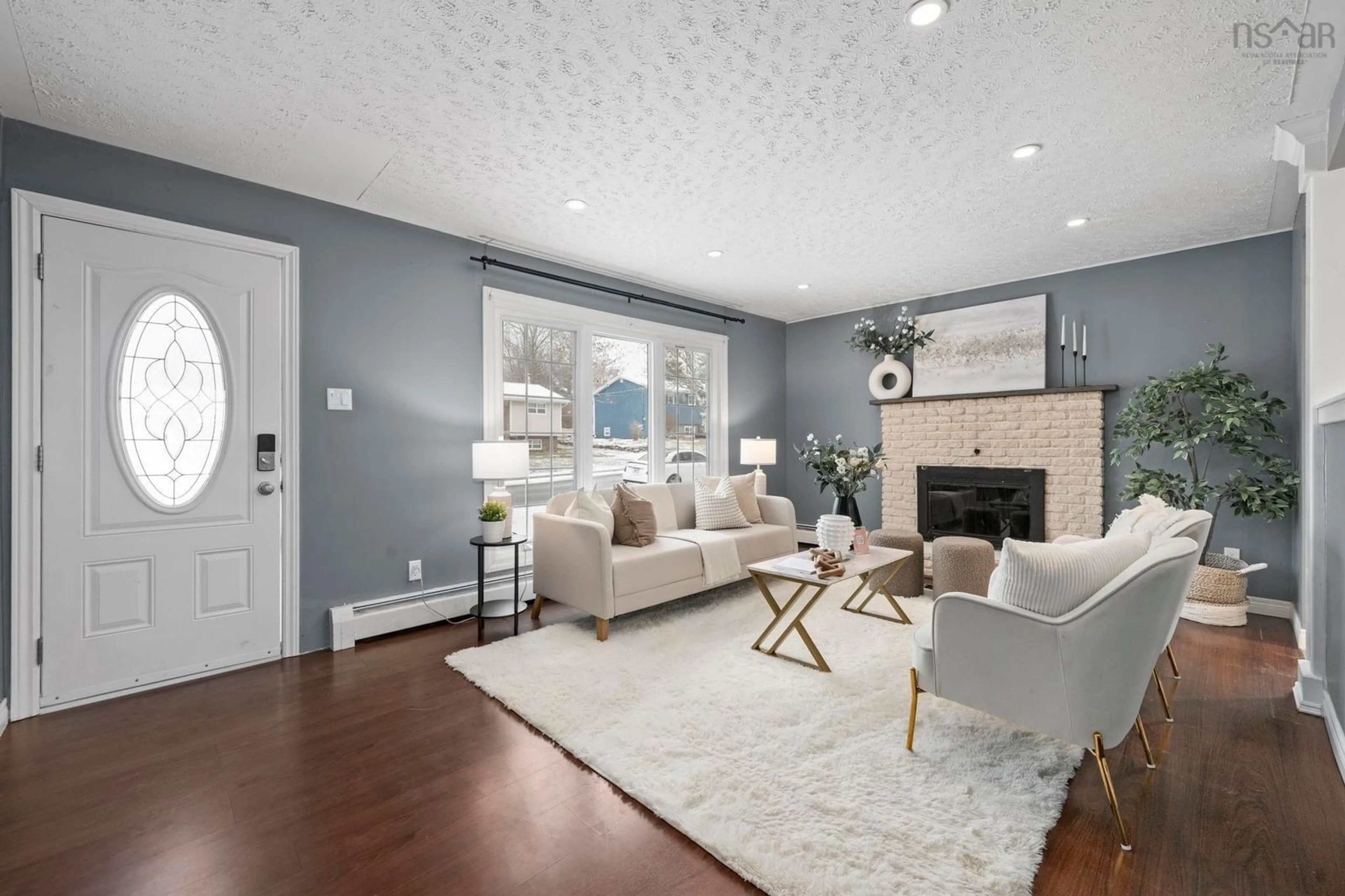 Living room with furniture, unknown for 114 Quaker Cres, Lower Sackville Nova Scotia B4C 2Z4