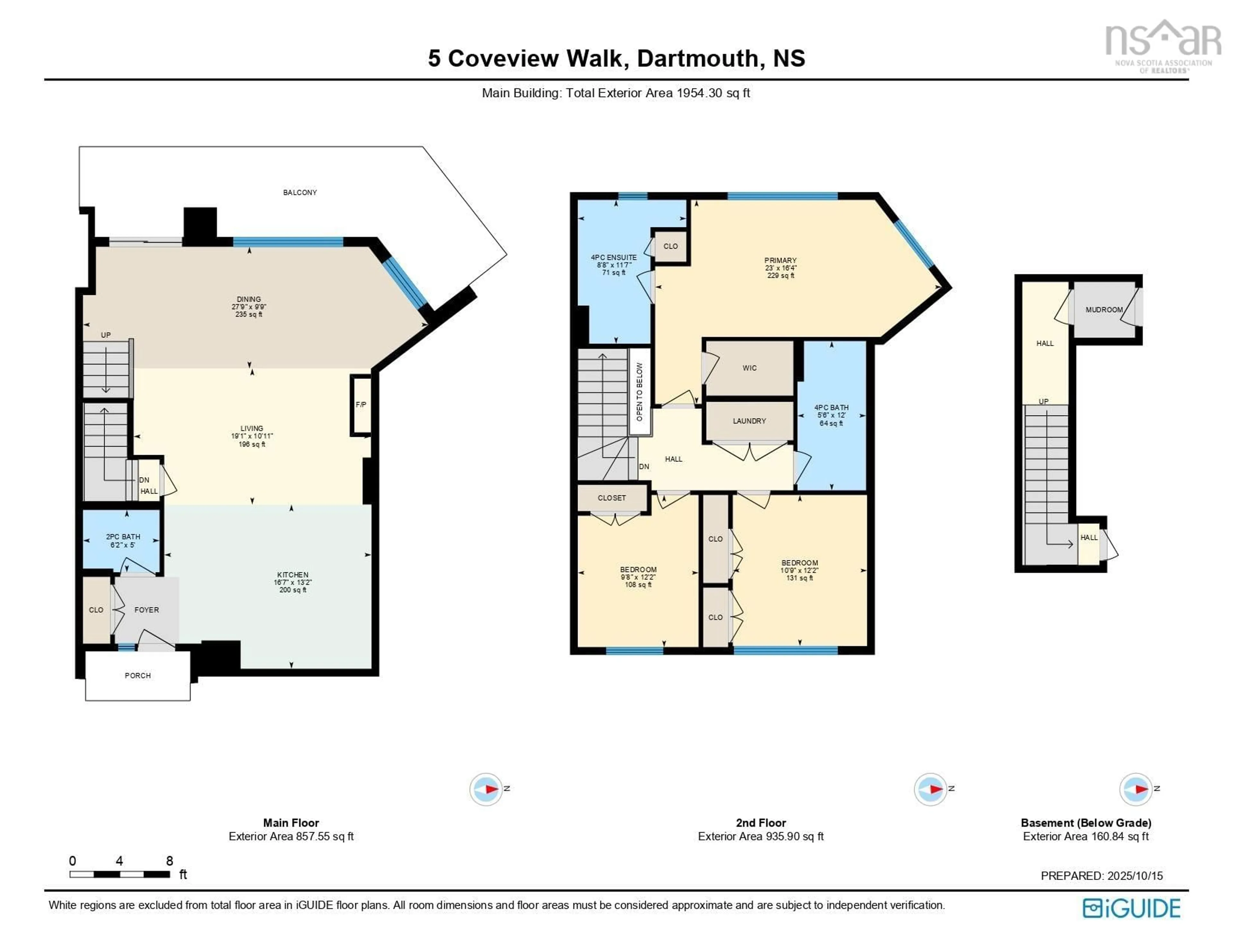 Floor plan for 5 Coveview Walk, Dartmouth Nova Scotia B3B 0P9