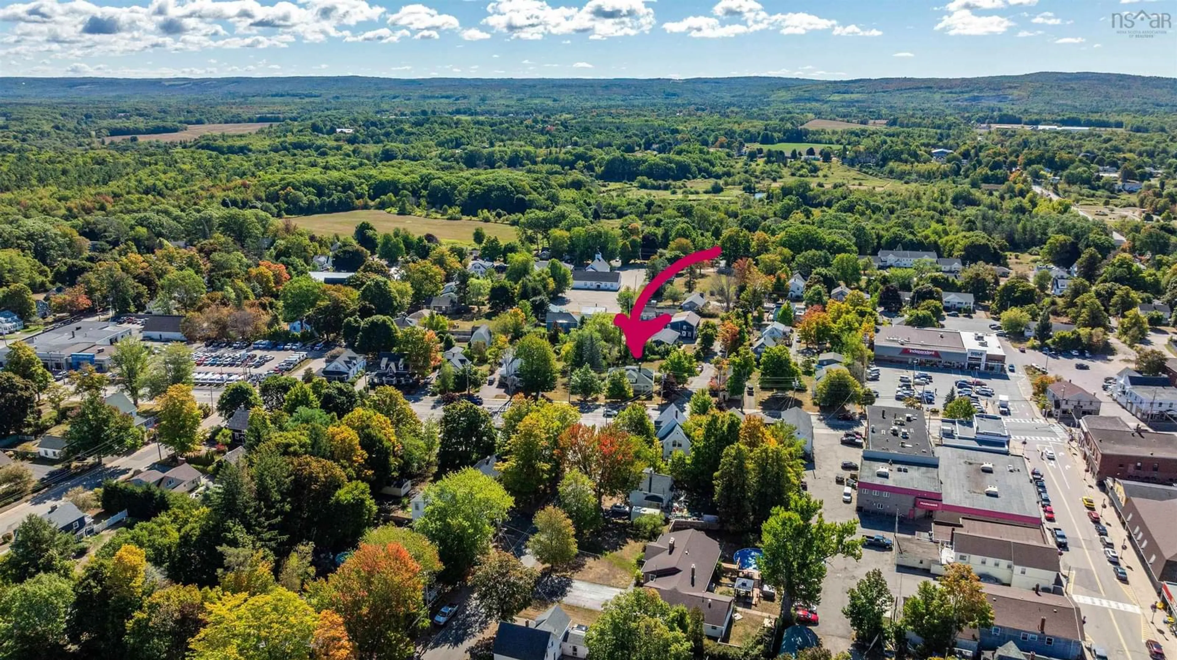 A pic from outside/outdoor area/front of a property/back of a property/a pic from drone, mountain view for 366 Main St, Middleton Nova Scotia B0S 1P0