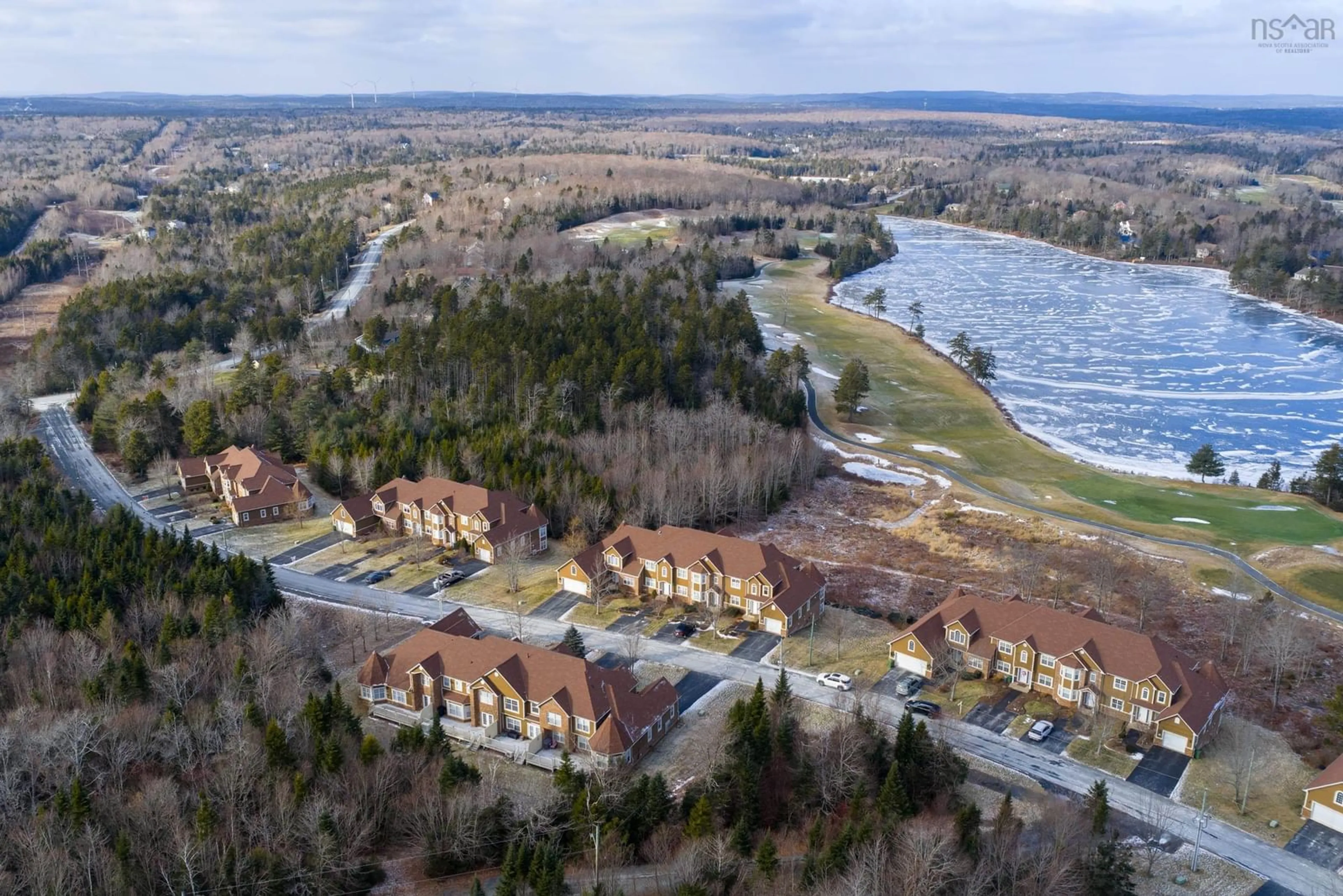 A pic from outside/outdoor area/front of a property/back of a property/a pic from drone, water/lake/river/ocean view for 38 Greenside Lane, Hammonds Plains Nova Scotia B4B 2A1