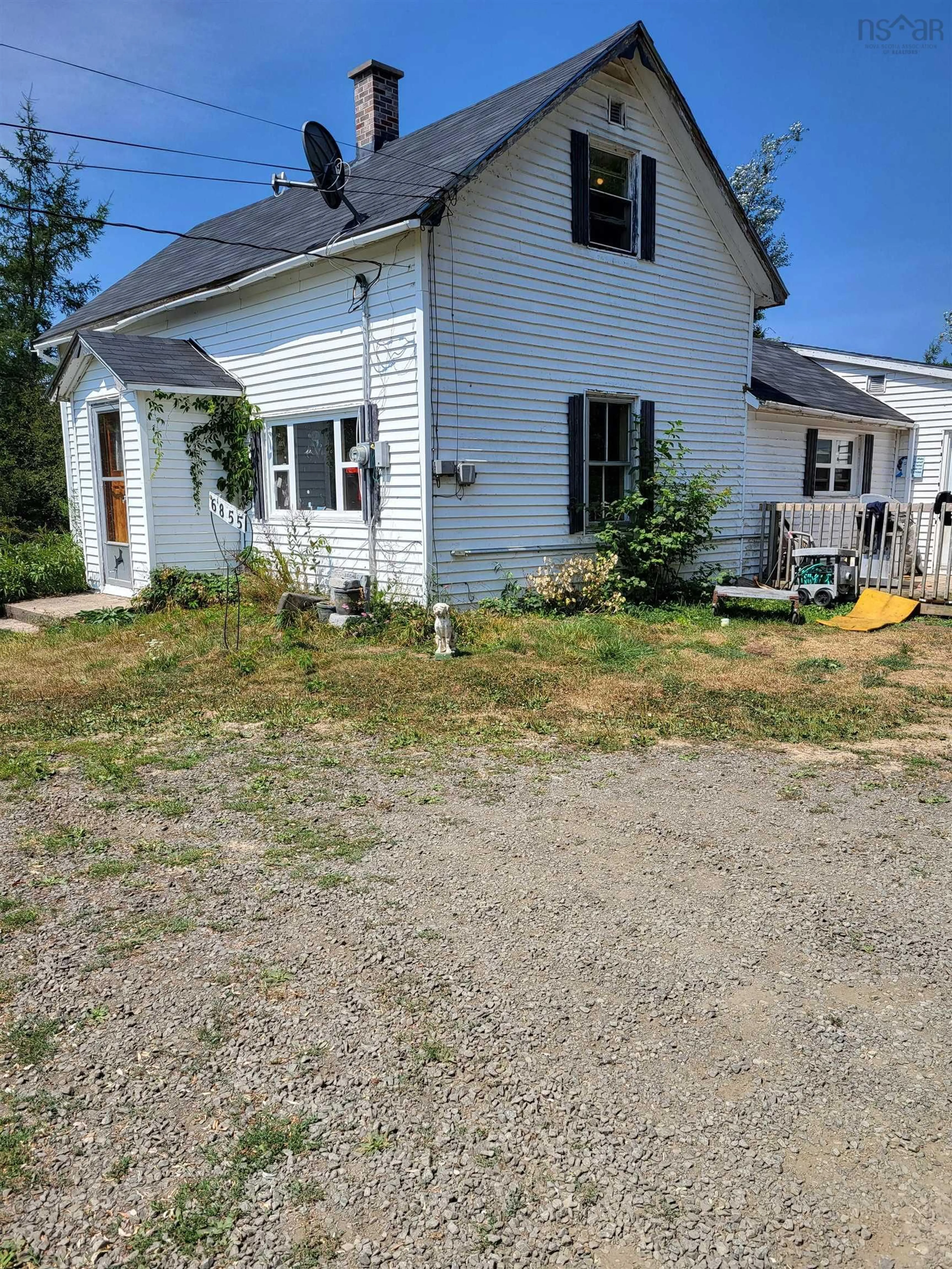 A pic from outside/outdoor area/front of a property/back of a property/a pic from drone, building for 6855 Highway 1, Belleisle Nova Scotia B0S 1K0
