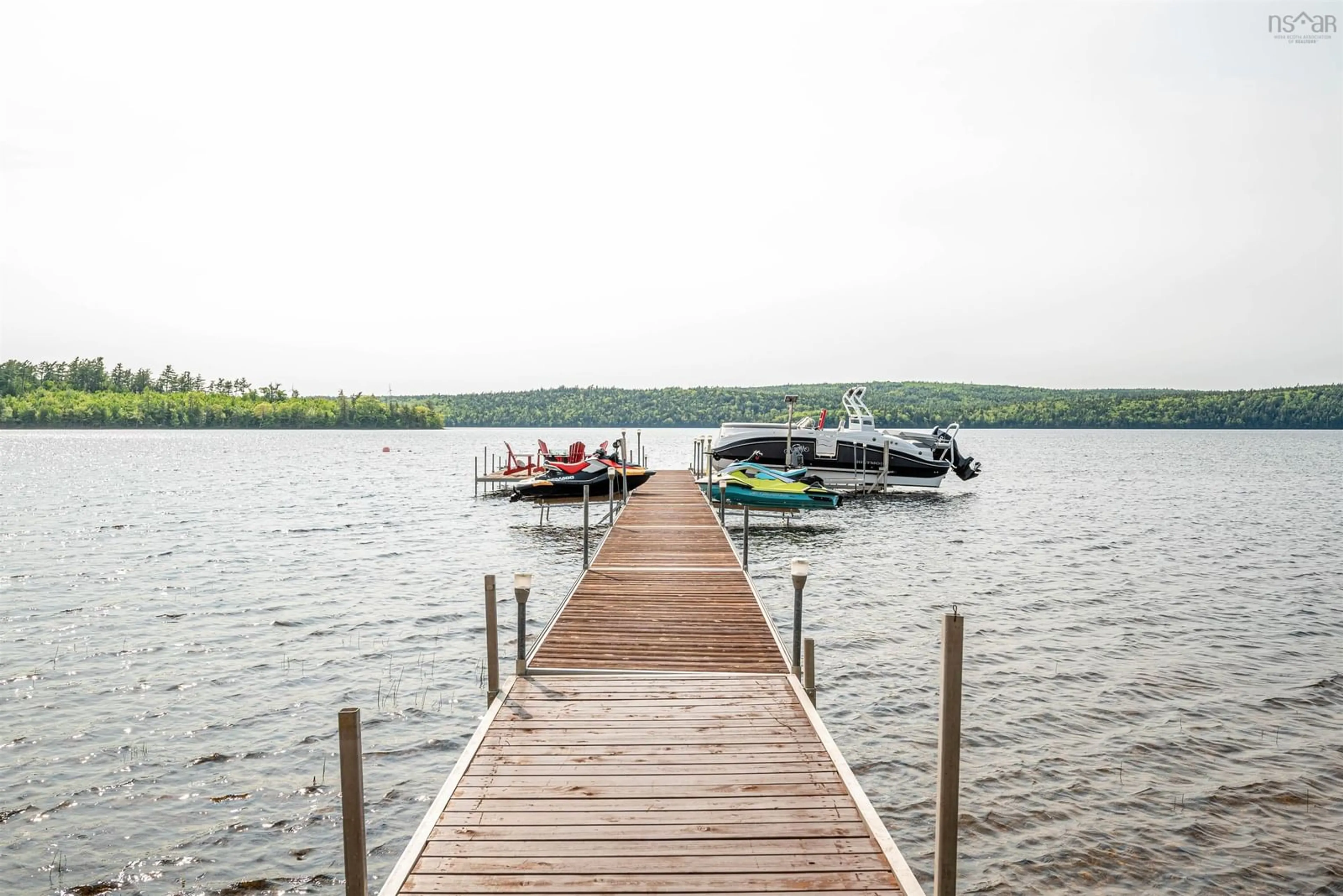 Patio, water/lake/river/ocean view for 22 Parkview Dr, Oakfield Nova Scotia B2T 1B1