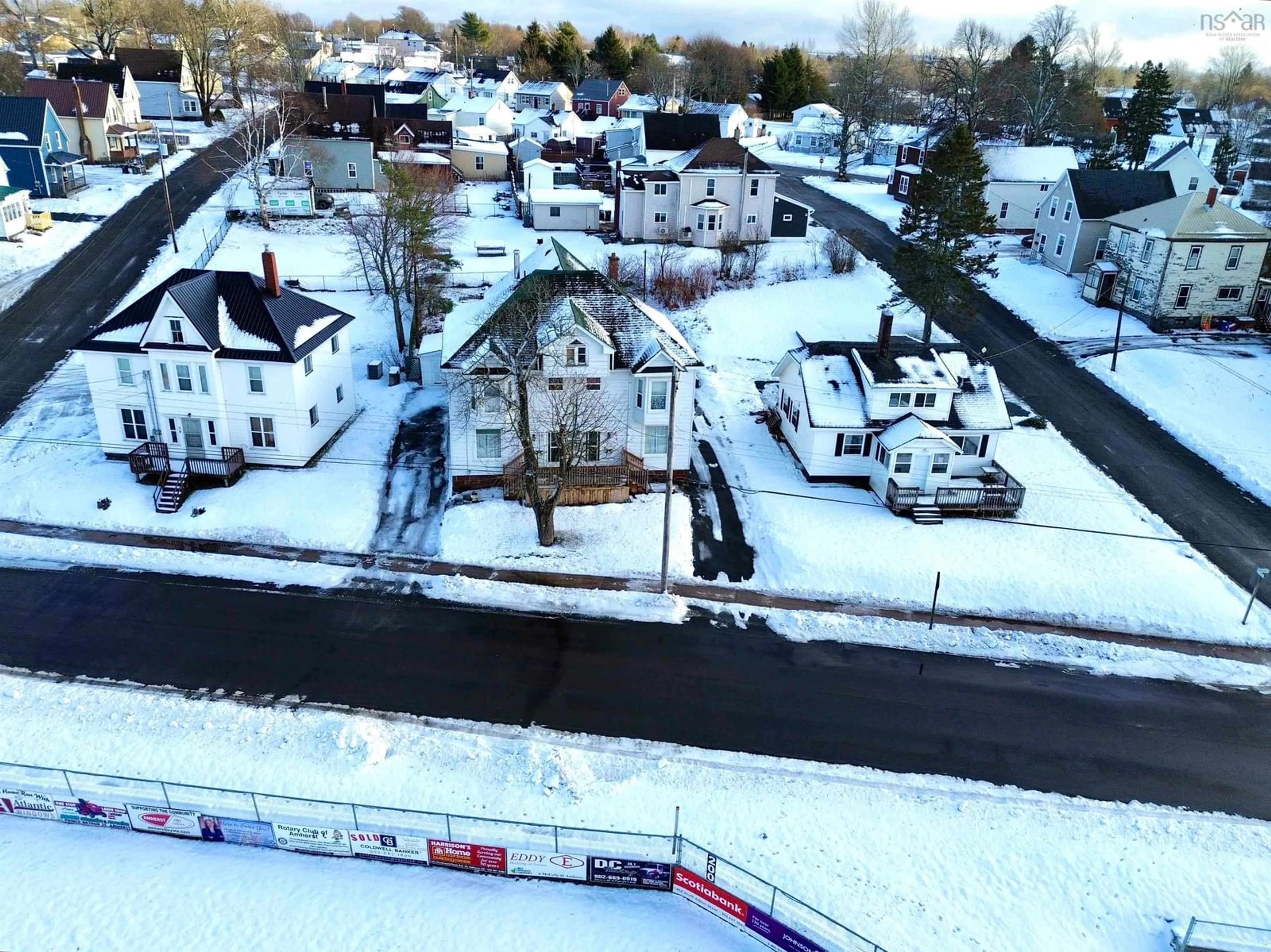 A pic from outside/outdoor area/front of a property/back of a property/a pic from drone, street for 27 Beacon St, Amherst Nova Scotia B4H 1P3