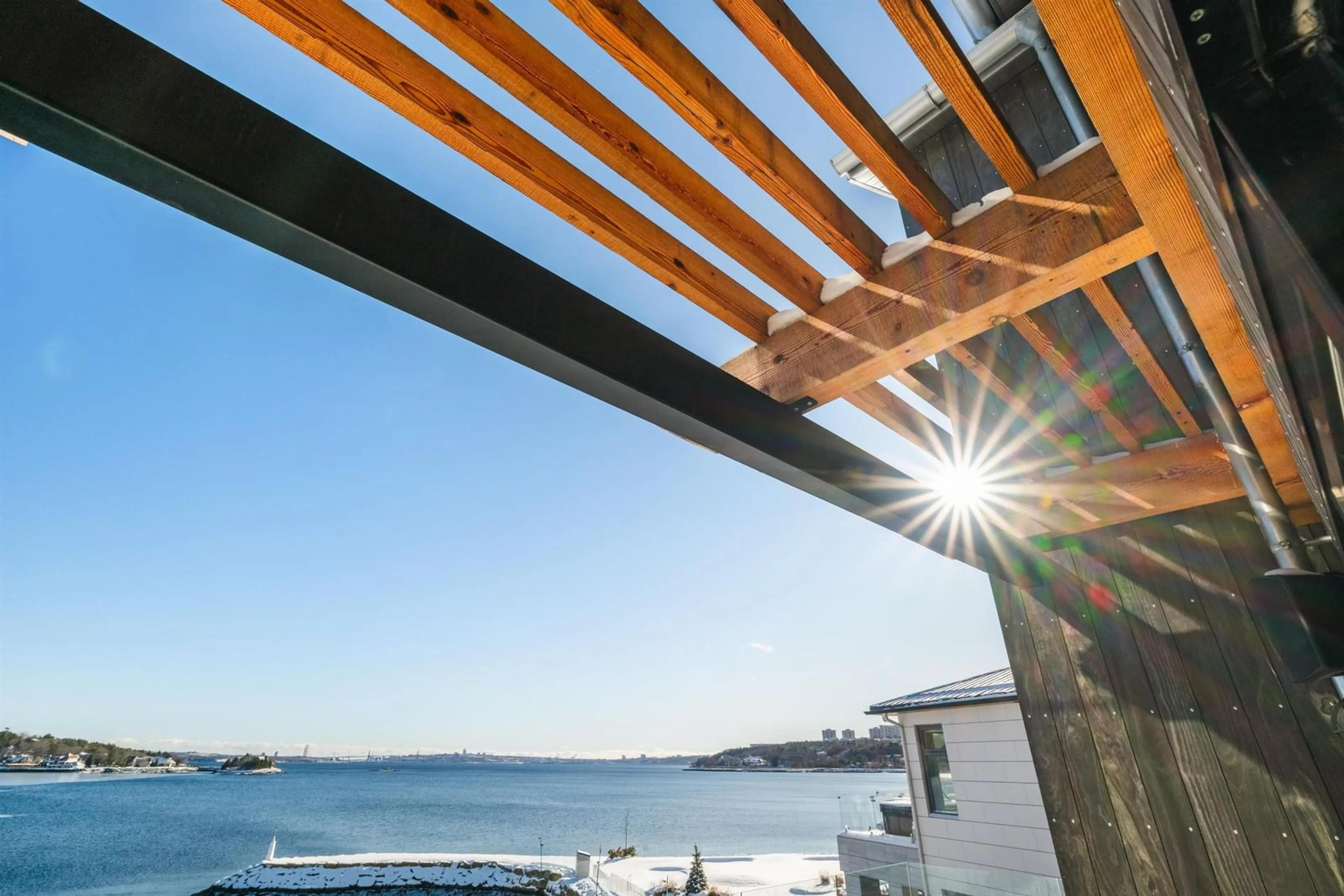 Patio, water/lake/river/ocean view for 65 Shore Dr, Bedford Nova Scotia B4A 2E9