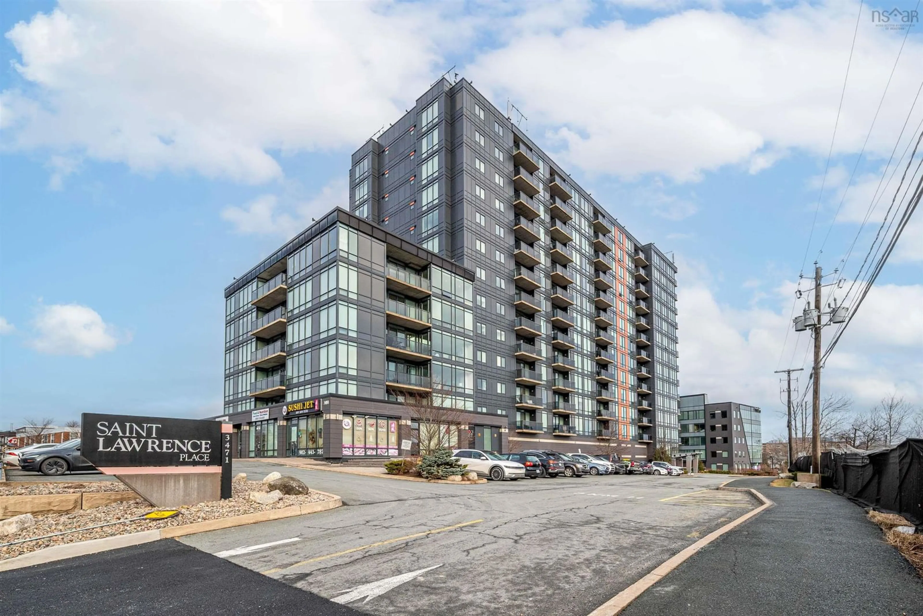 A pic from outside/outdoor area/front of a property/back of a property/a pic from drone, building for 3471 Dutch Village Rd #903, Halifax Nova Scotia B3N 0C7