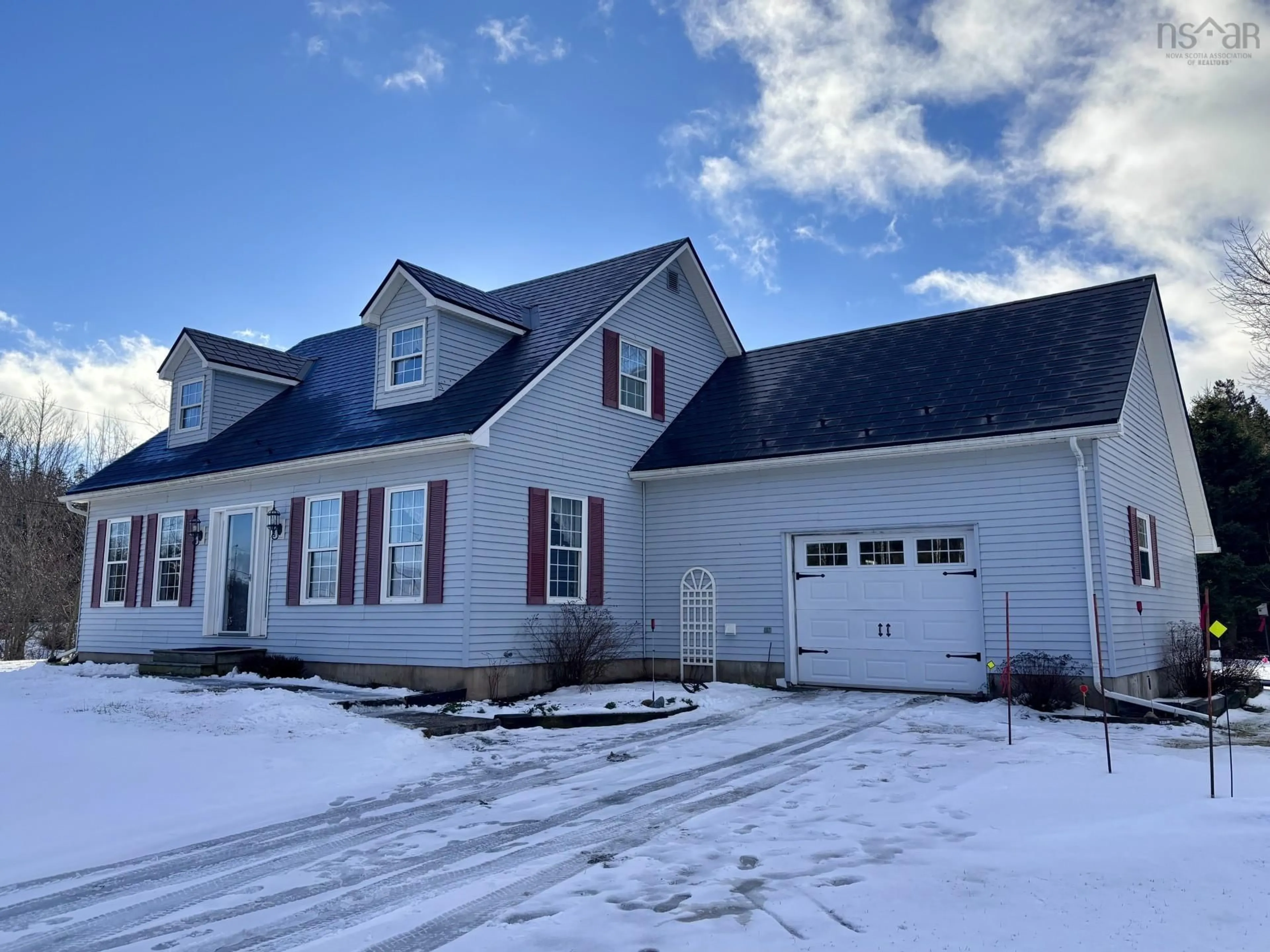 Home with vinyl exterior material, street for 1402 Brierly Brook Road, Antigonish, Nova Sco, Brierly Brook Nova Scotia B2G 2K9