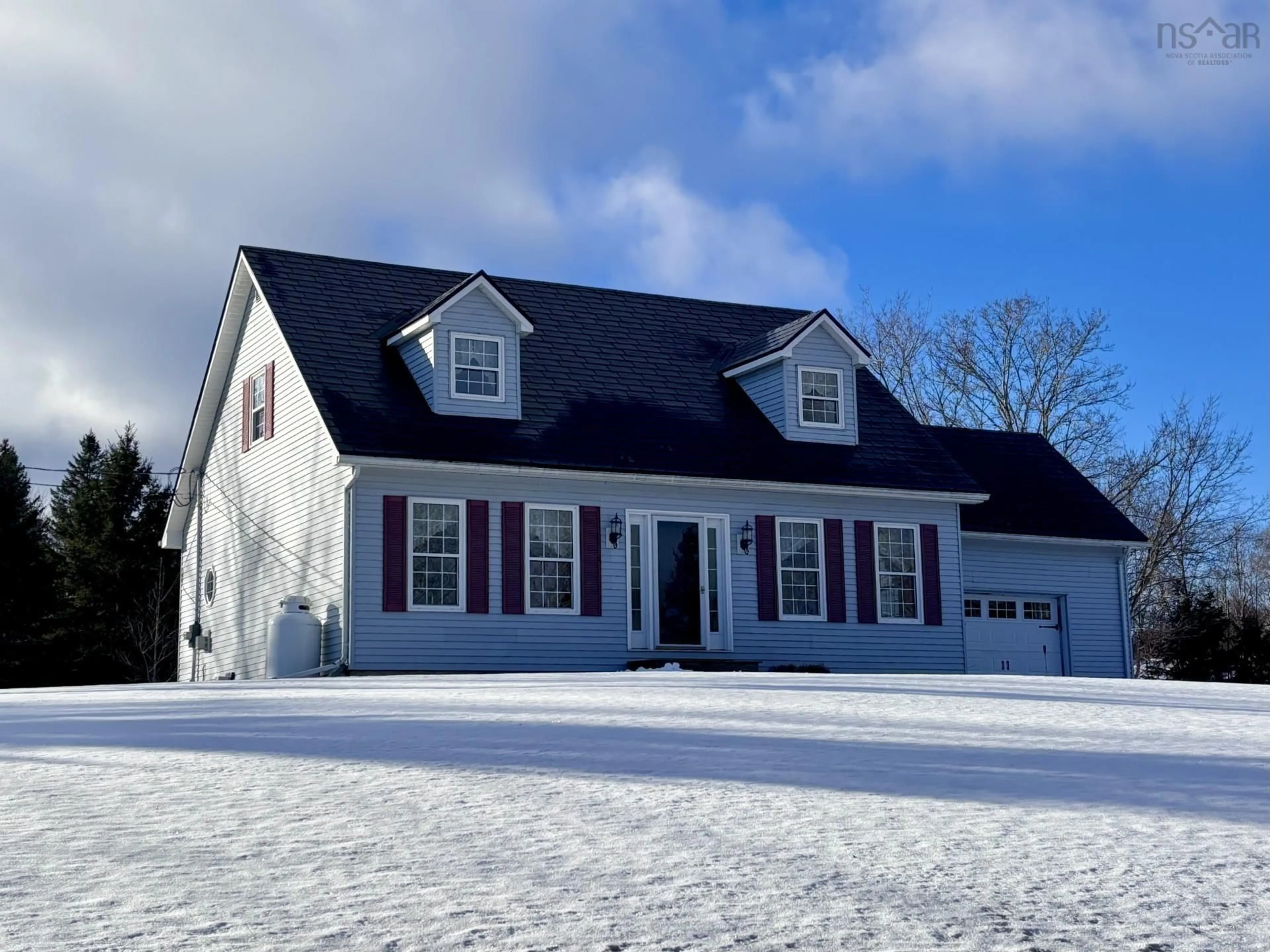 Home with vinyl exterior material, street for 1402 Brierly Brook Road, Antigonish, Nova Sco, Brierly Brook Nova Scotia B2G 2K9