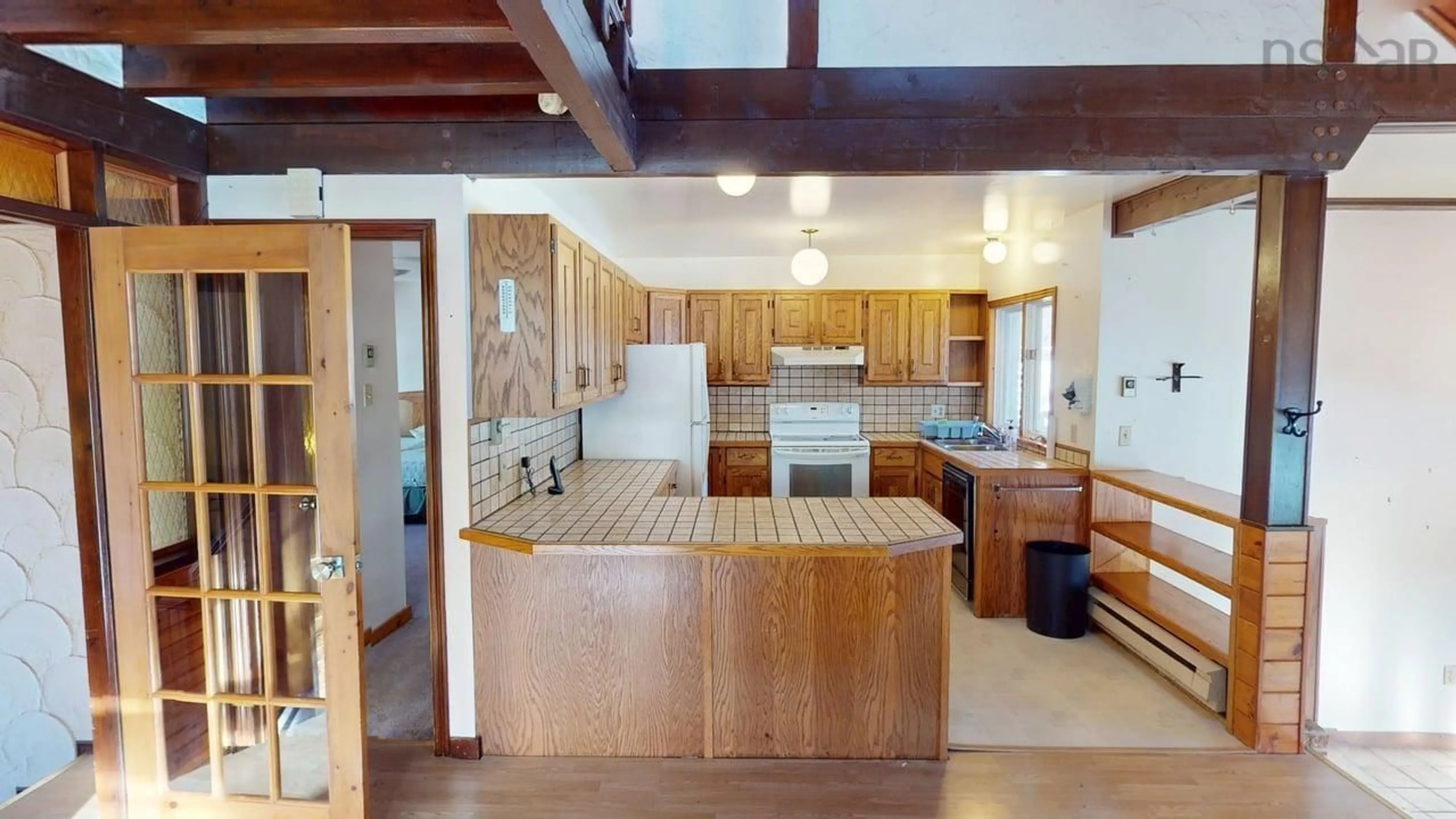 Open concept kitchen, ceramic/tile floor for 15 Whidden St, Antigonish Nova Scotia B2G 1E2