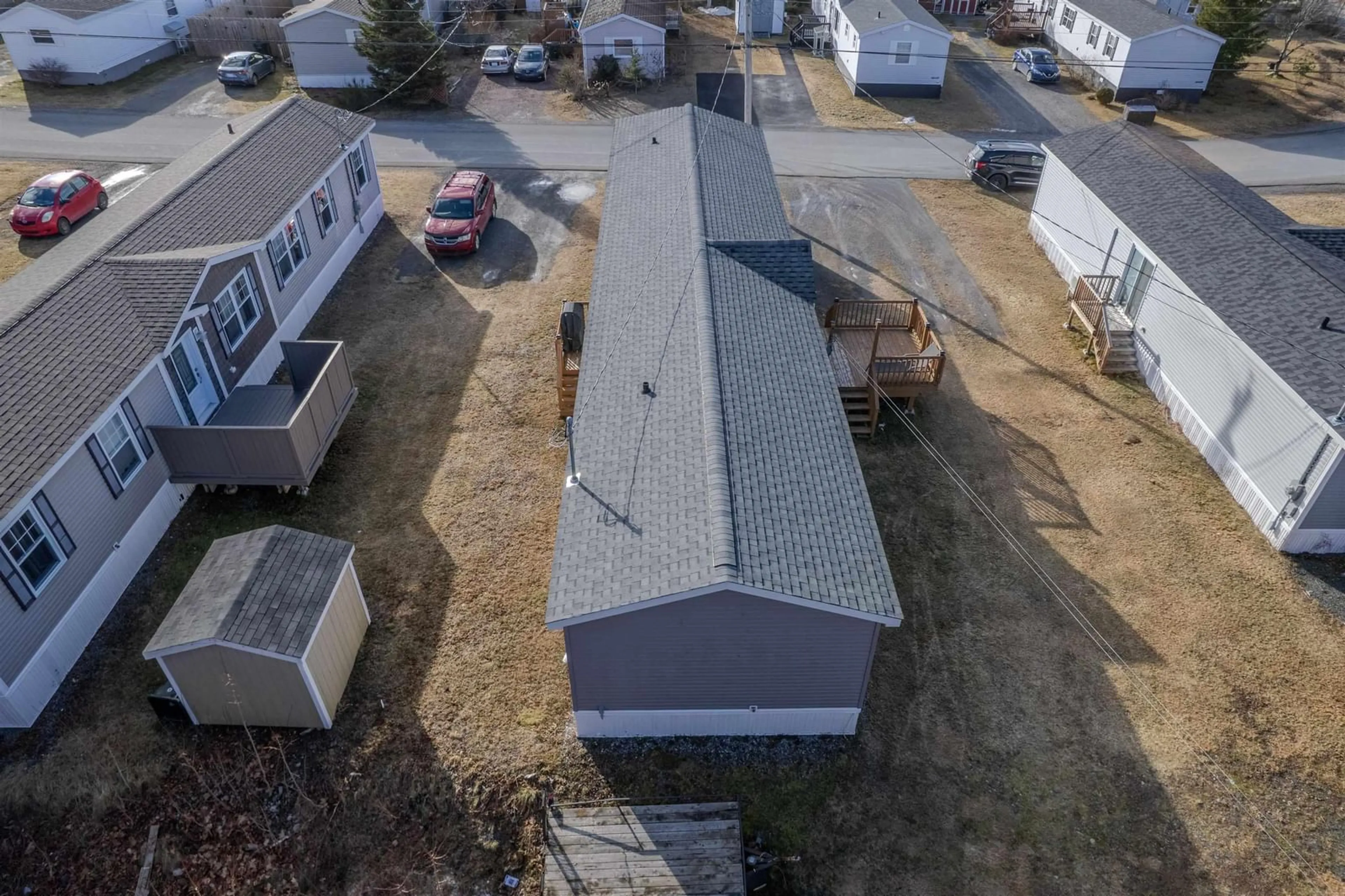 A pic from outside/outdoor area/front of a property/back of a property/a pic from drone, unknown for 6 Third St, Howie Centre Nova Scotia B1L 1C9