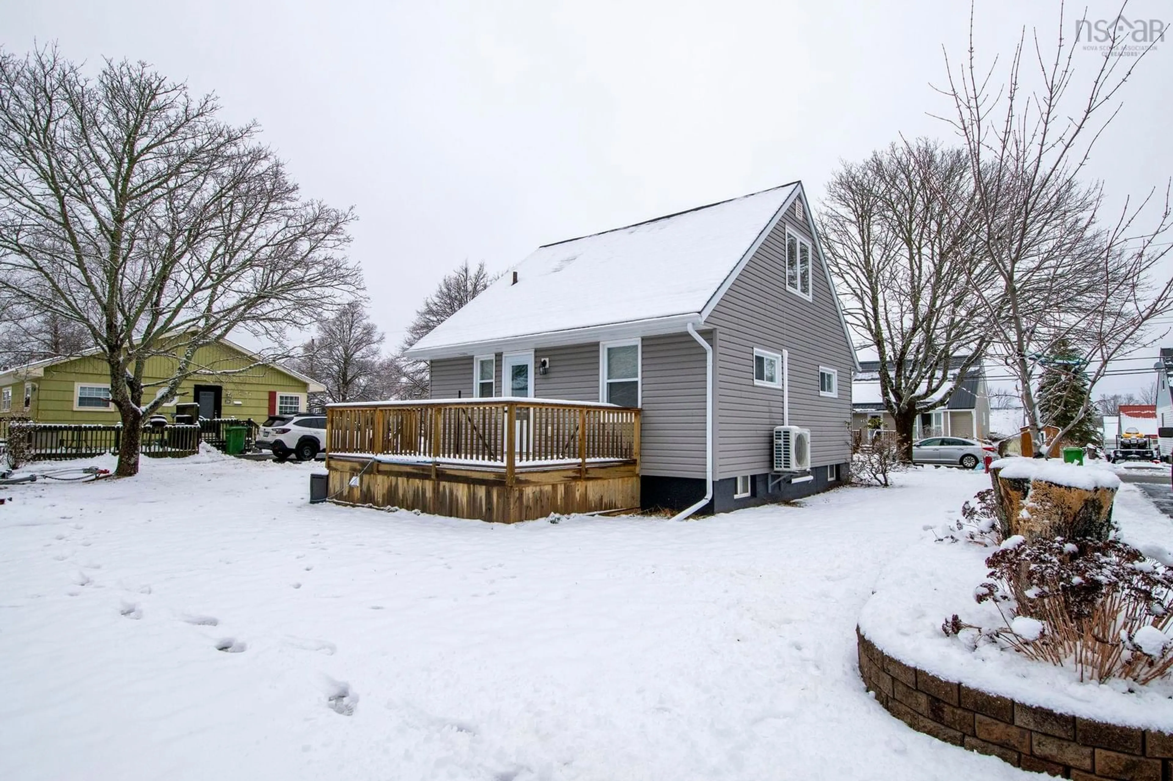 A pic from outside/outdoor area/front of a property/back of a property/a pic from drone, street for 27 Cambey Ave, Stellarton Nova Scotia B0K 1S0