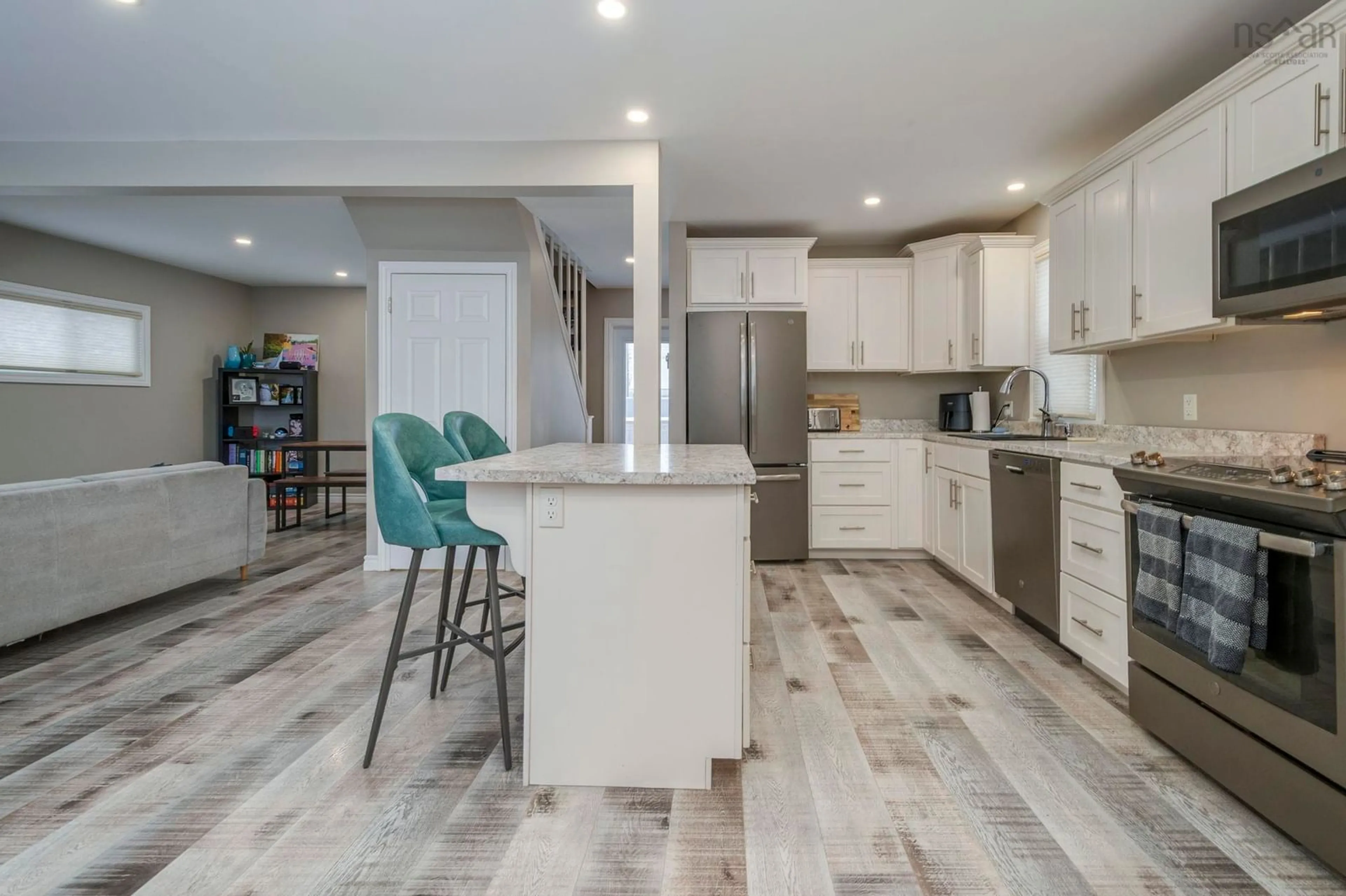Open concept kitchen, unknown for 27 Cambey Ave, Stellarton Nova Scotia B0K 1S0