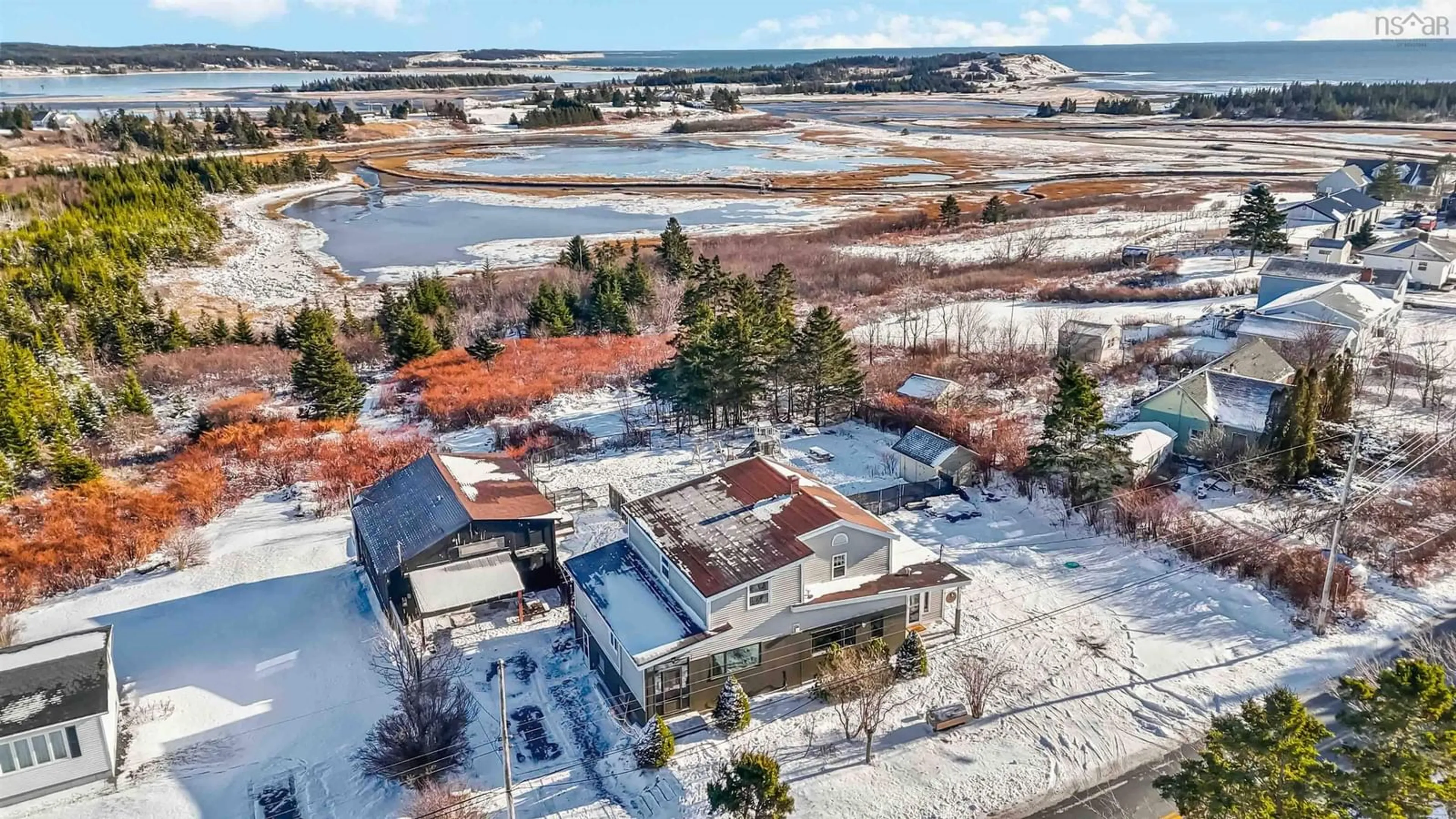 A pic from outside/outdoor area/front of a property/back of a property/a pic from drone, unknown for 204 Conrad Rd, Lawrencetown Nova Scotia B2Z 1S1