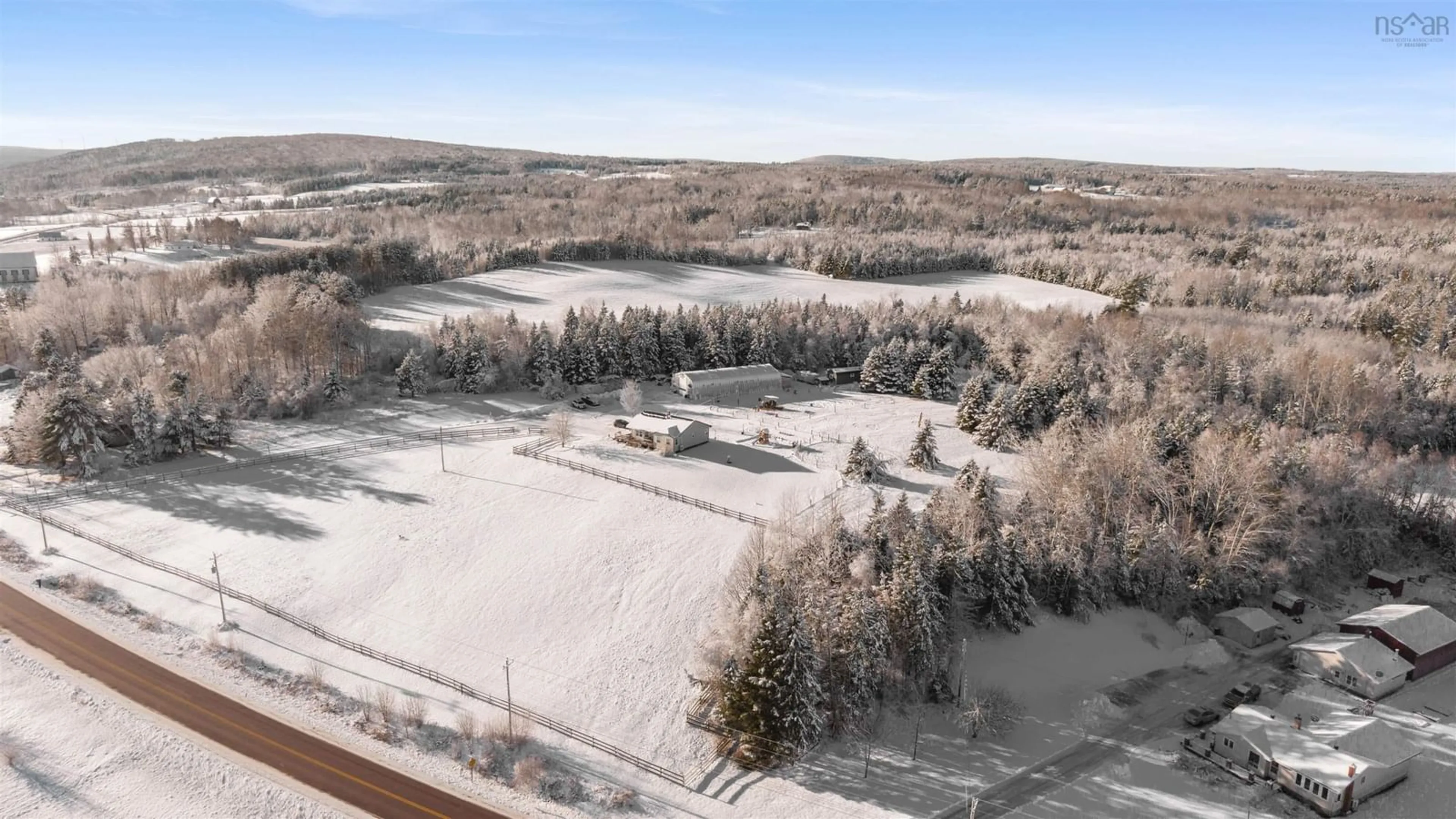 A pic from outside/outdoor area/front of a property/back of a property/a pic from drone, water/lake/river/ocean view for 8063 Highway 311, Tatamagouche Nova Scotia B0K 1V0