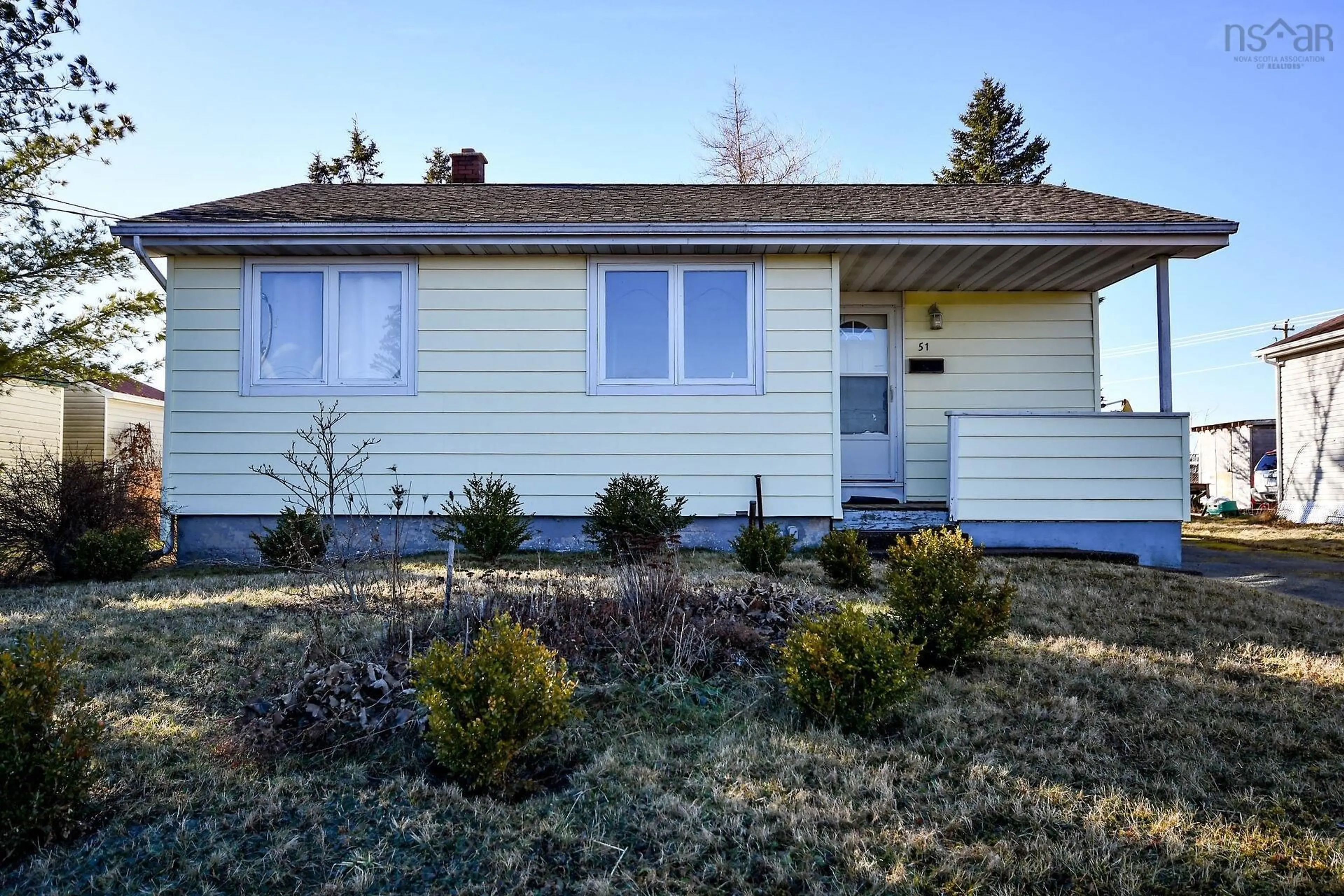 Home with vinyl exterior material, street for 51 Mansion Ave, Halifax Nova Scotia B3R 1C8