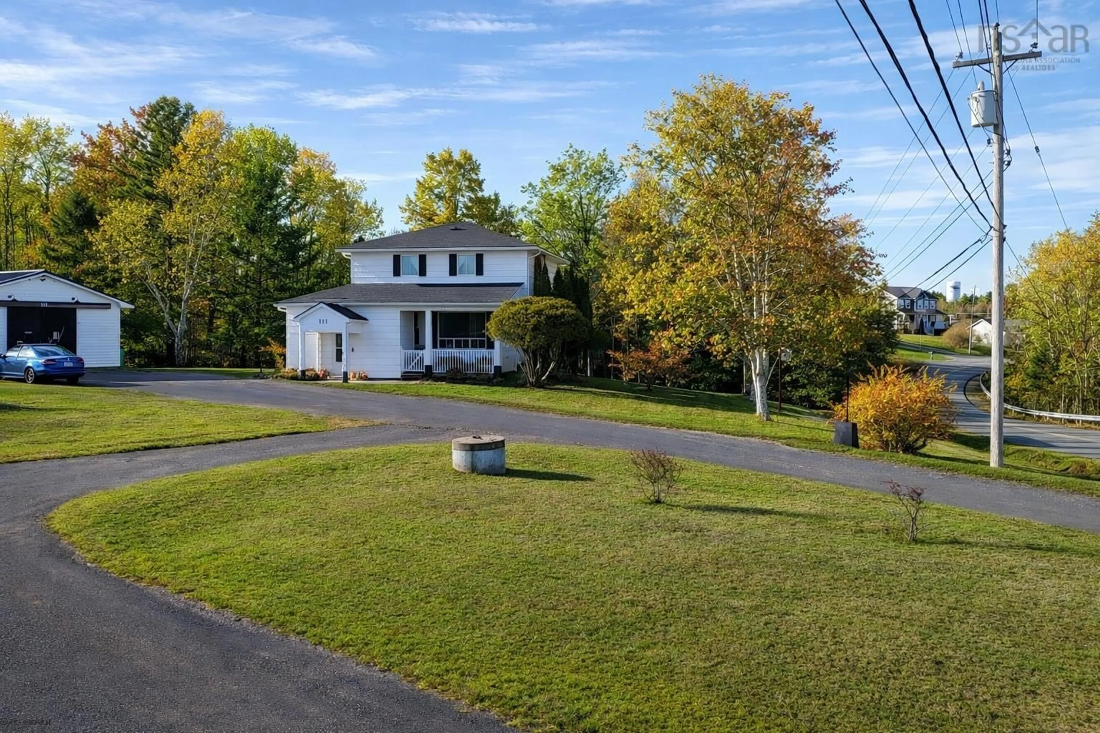 A pic from outside/outdoor area/front of a property/back of a property/a pic from drone, unknown for 111 Aylward Rd, Falmouth Nova Scotia B0P 1P0