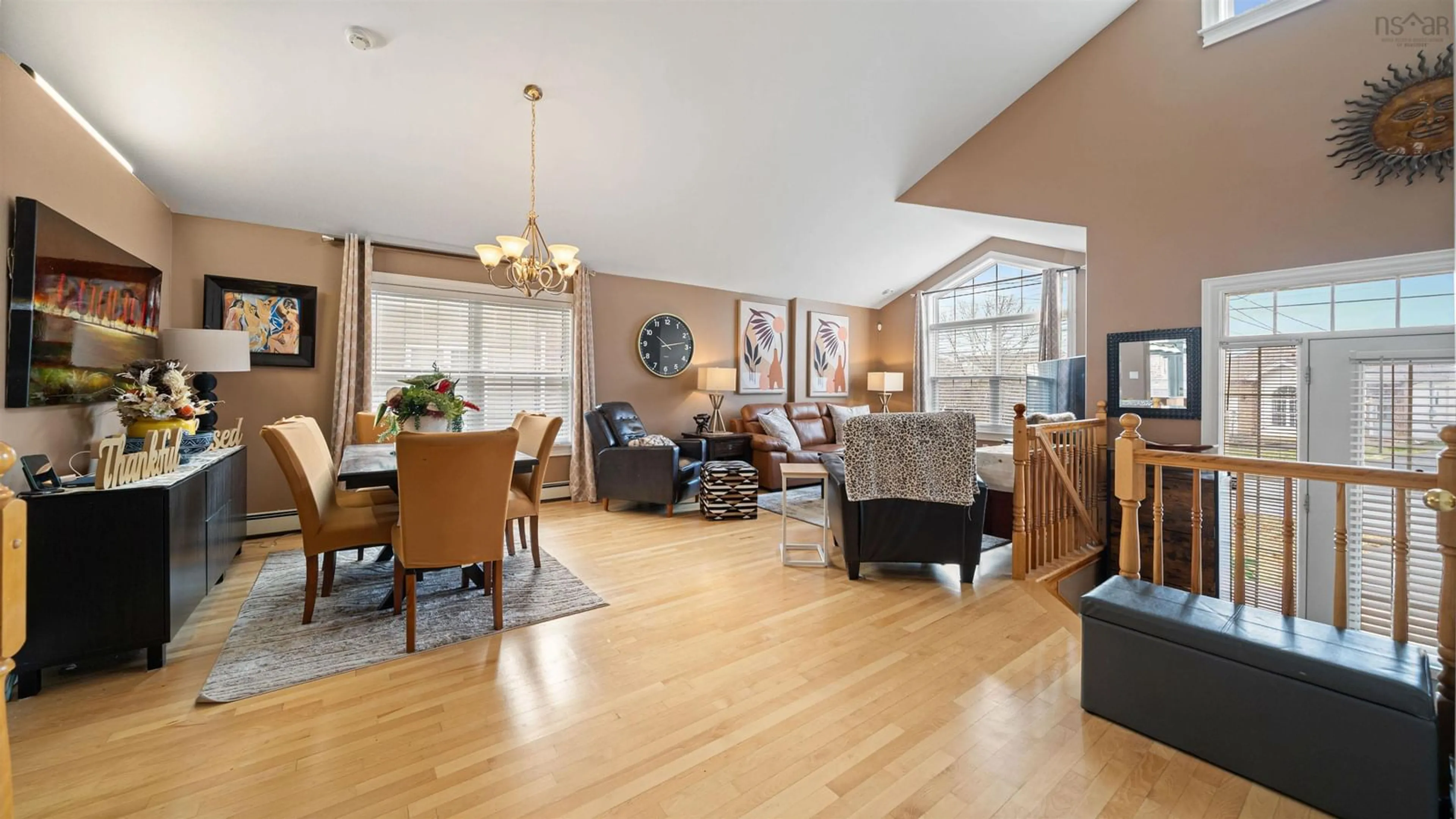 Living room with furniture, wood/laminate floor for 236 Summer Field Way, Portland Hills Nova Scotia B3W 6M7