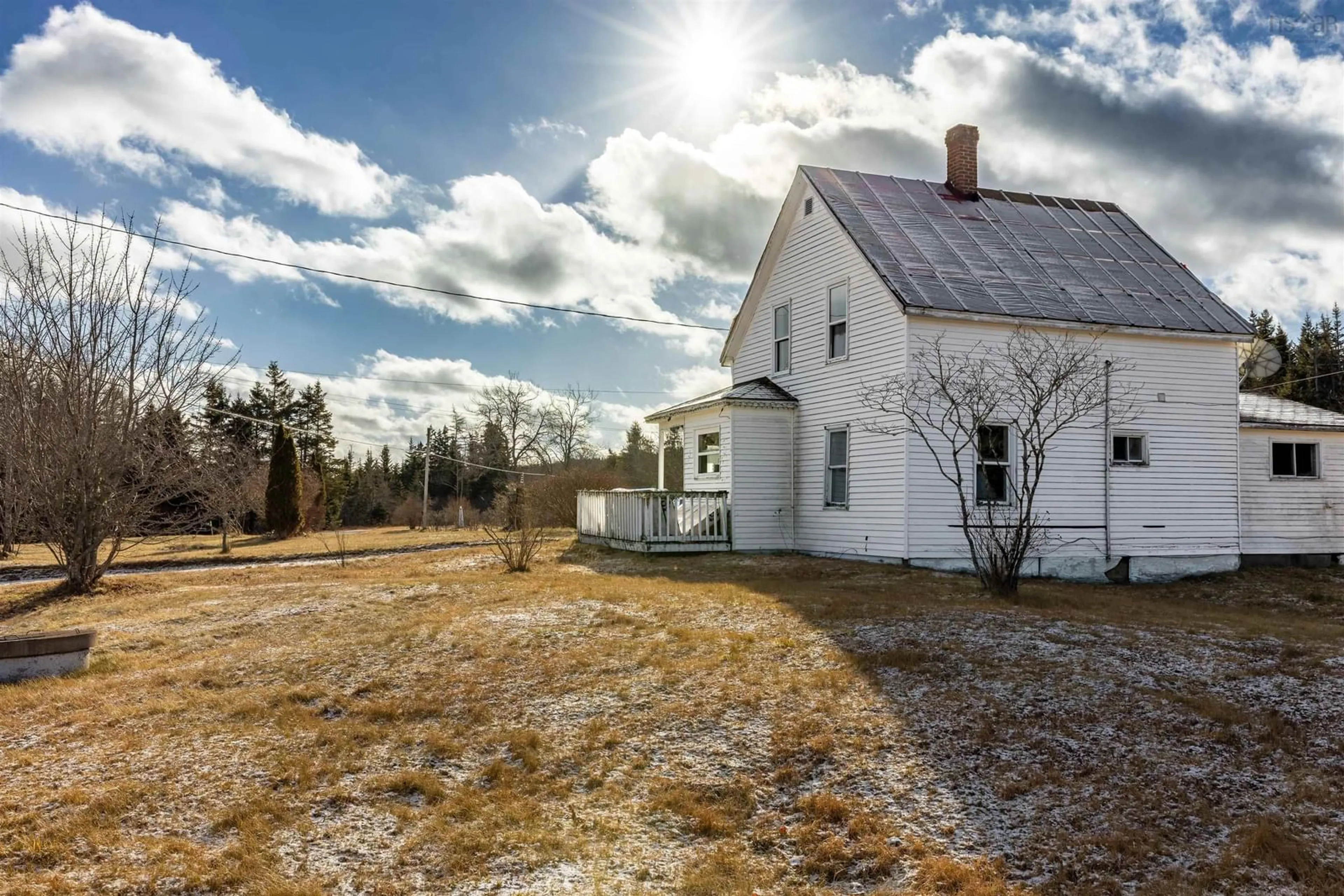 A pic from outside/outdoor area/front of a property/back of a property/a pic from drone, unknown for 56 Isaacs Harbour Rd, Isaacs Harbour Nova Scotia B0H 1S0