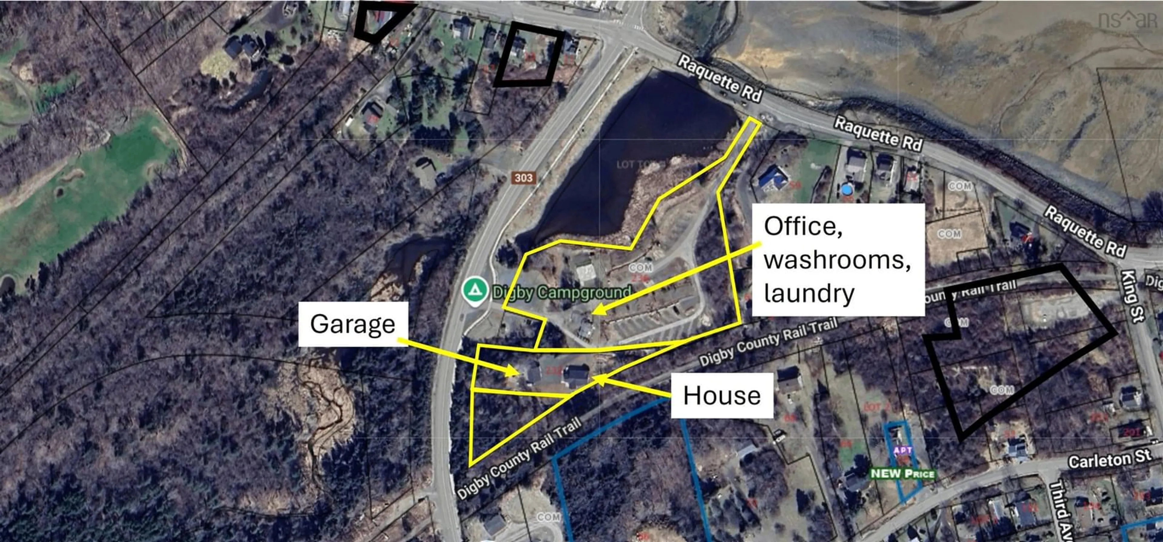 Picture of a map for 232/236 Victoria St, Digby Nova Scotia B0V 1A0