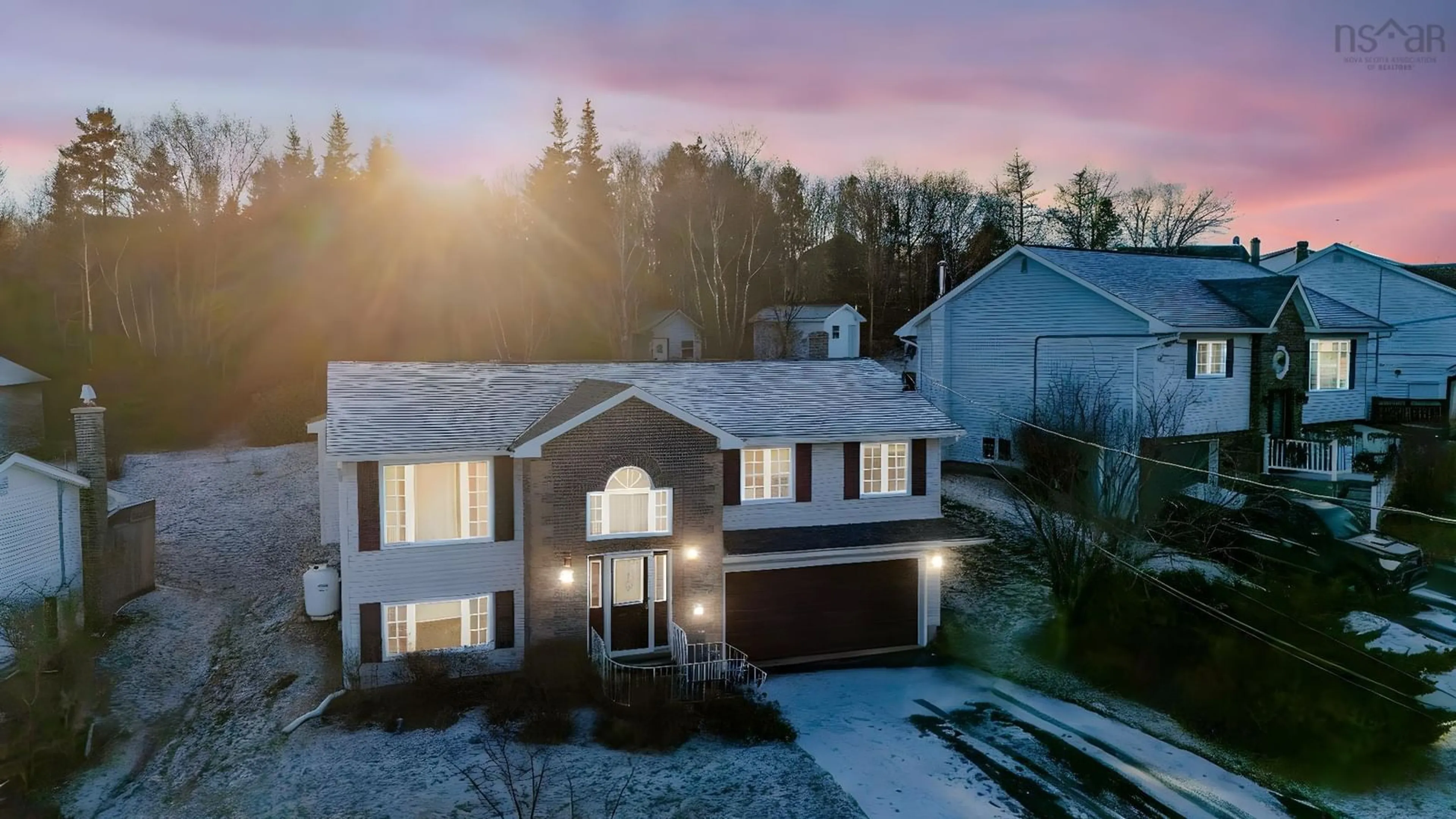 A pic from outside/outdoor area/front of a property/back of a property/a pic from drone, street for 95 Auburn Dr, Cole Harbour Nova Scotia B2W 6H7