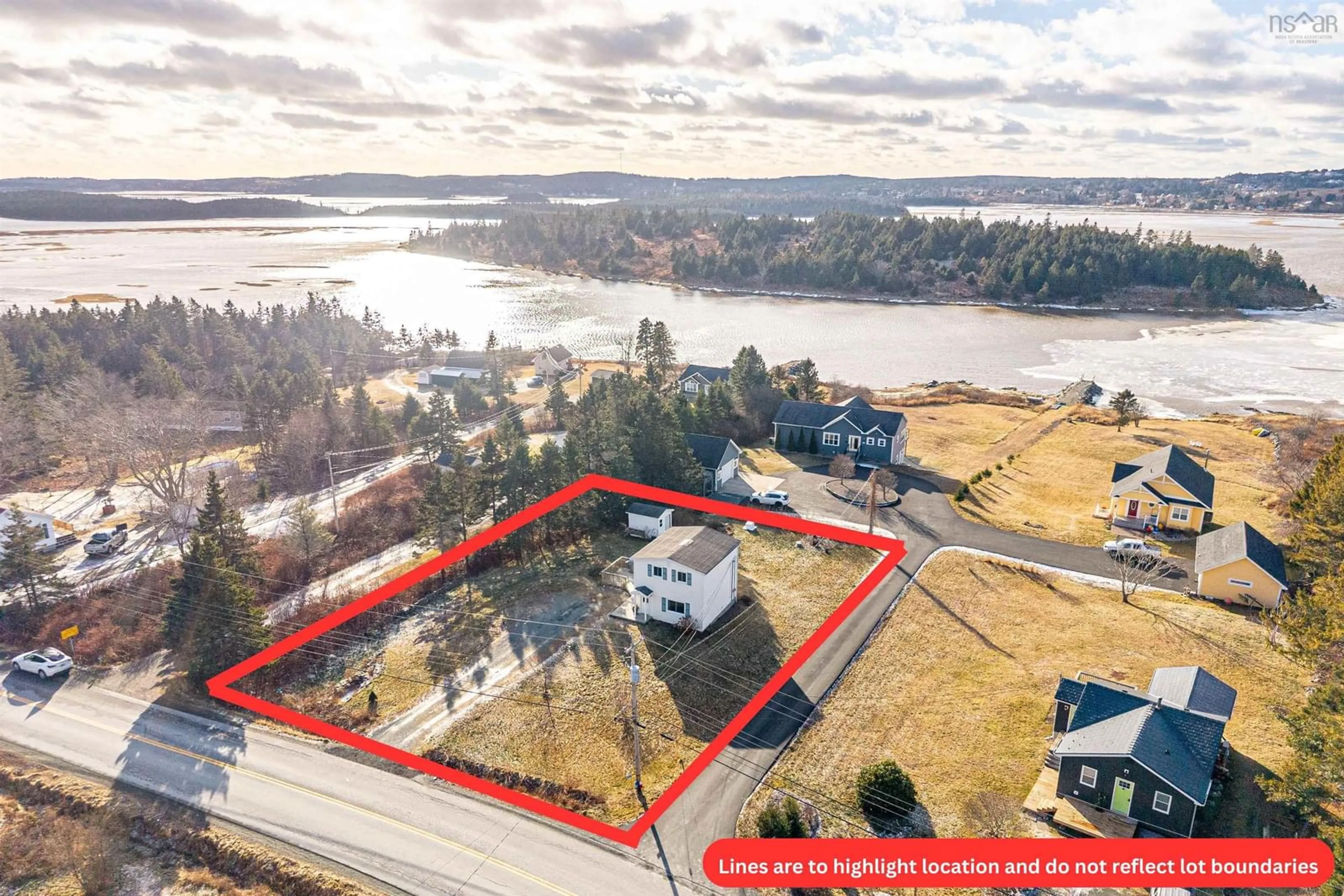 A pic from outside/outdoor area/front of a property/back of a property/a pic from drone, water/lake/river/ocean view for 662 East Chezzetcook Rd, East Chezzetcook Nova Scotia B0J 2L0