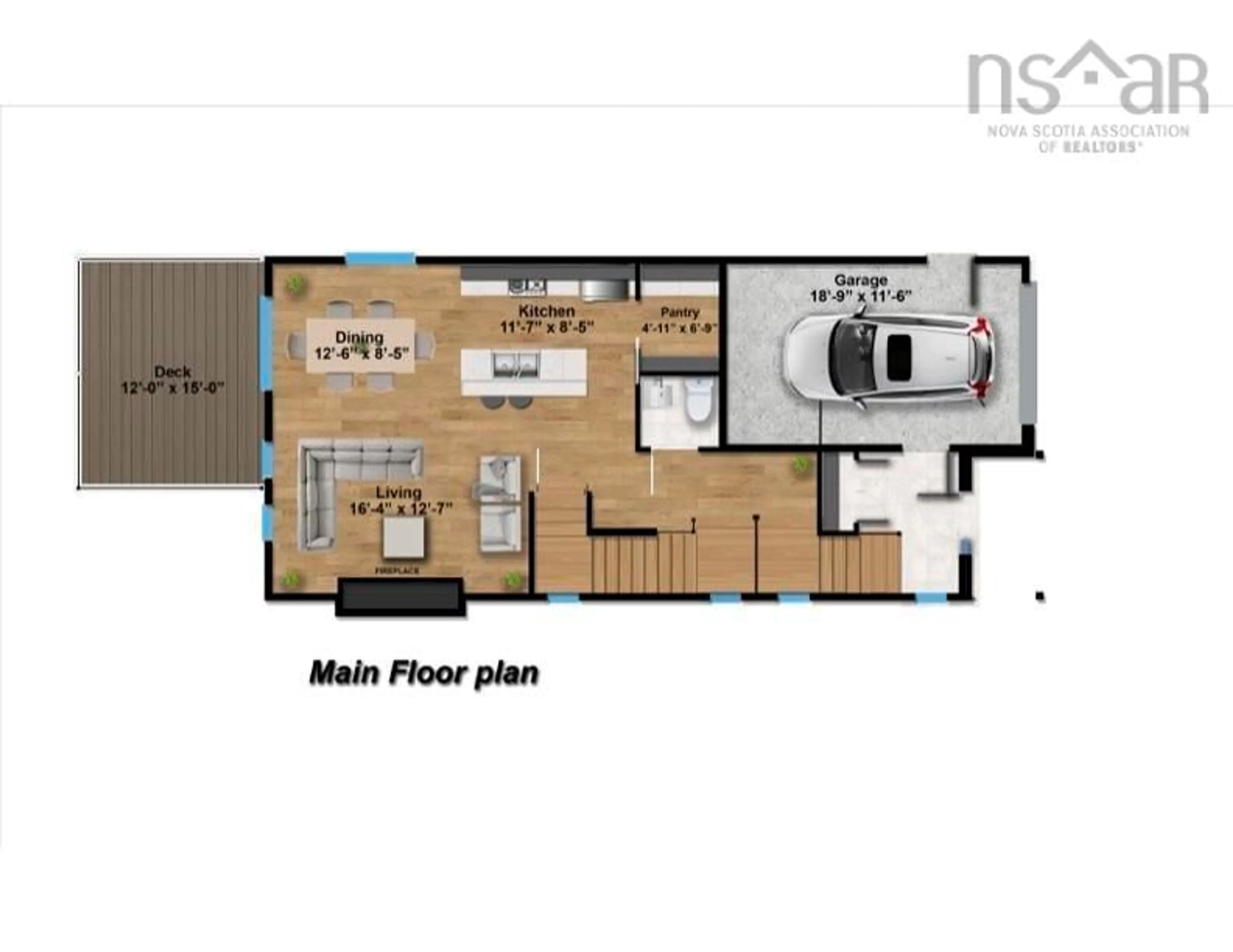 Floor plan for 108 Garvey Court #GAR22, Bedford West Nova Scotia B4B 1L1