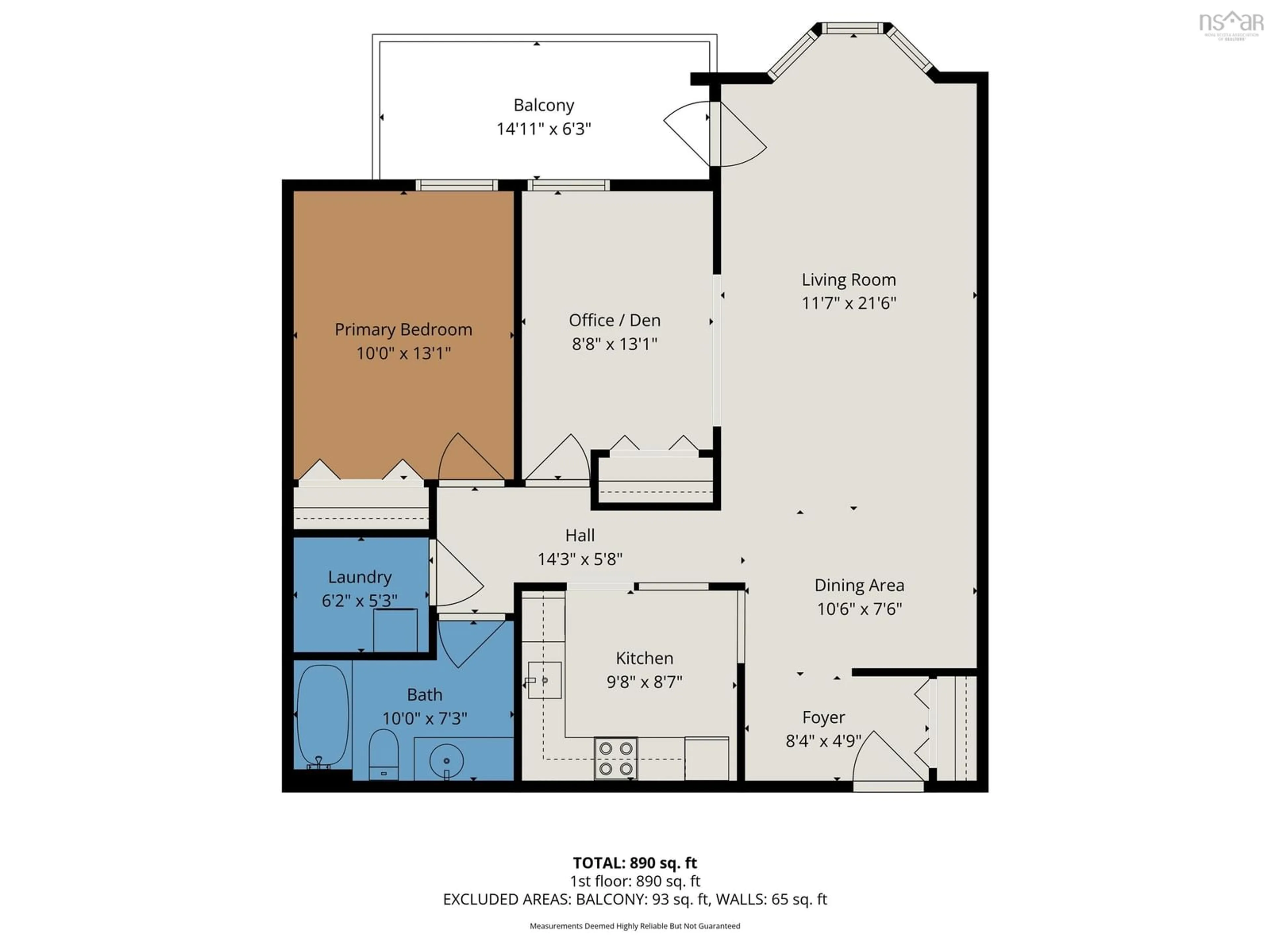 Floor plan for 93 Kearney Lake Rd #409, Kearney Lake Nova Scotia B3M 4E7