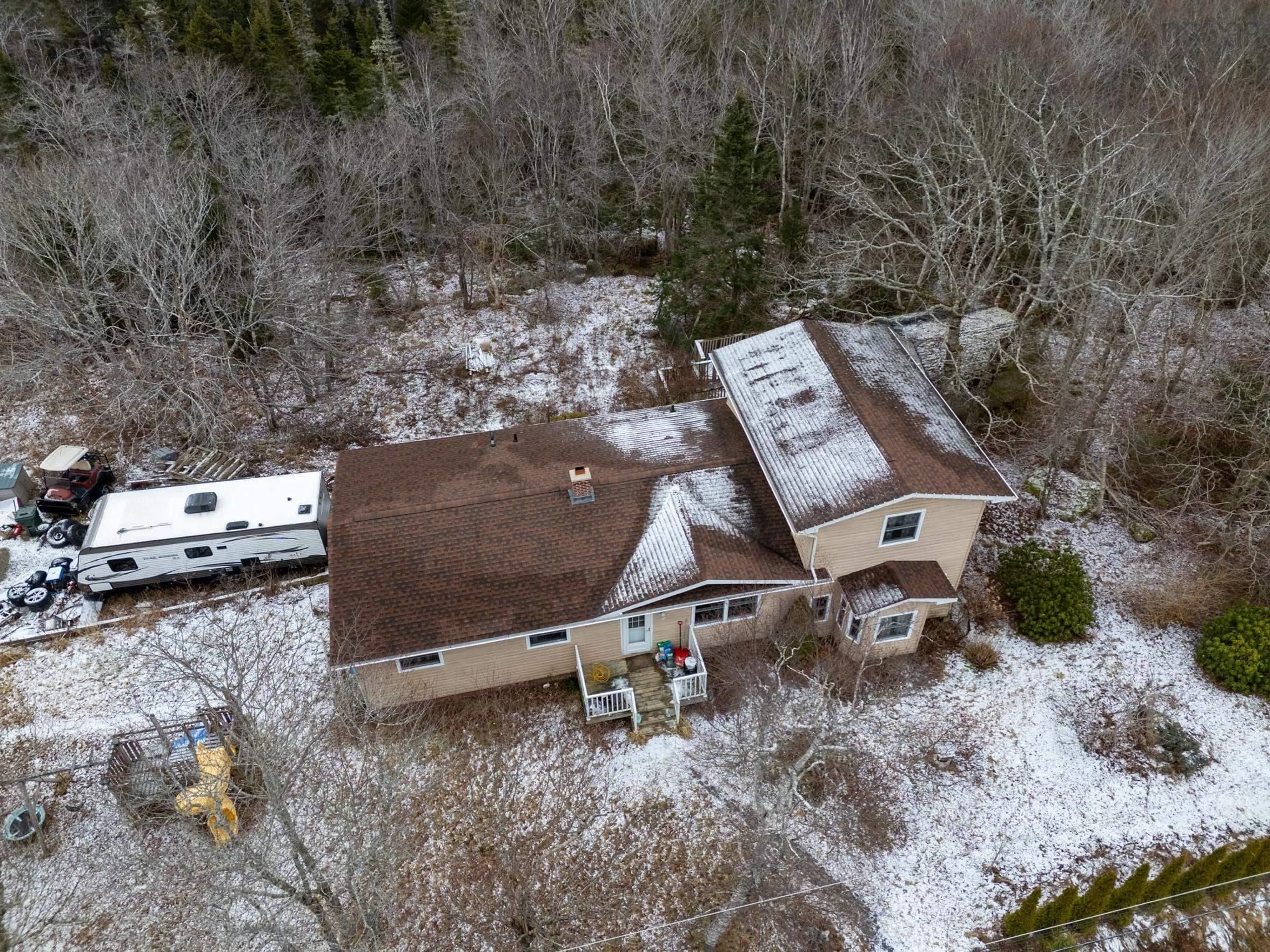 A pic from outside/outdoor area/front of a property/back of a property/a pic from drone, building for 14 Gordon Stewart Dr, Williamswood Nova Scotia B3V 1C6