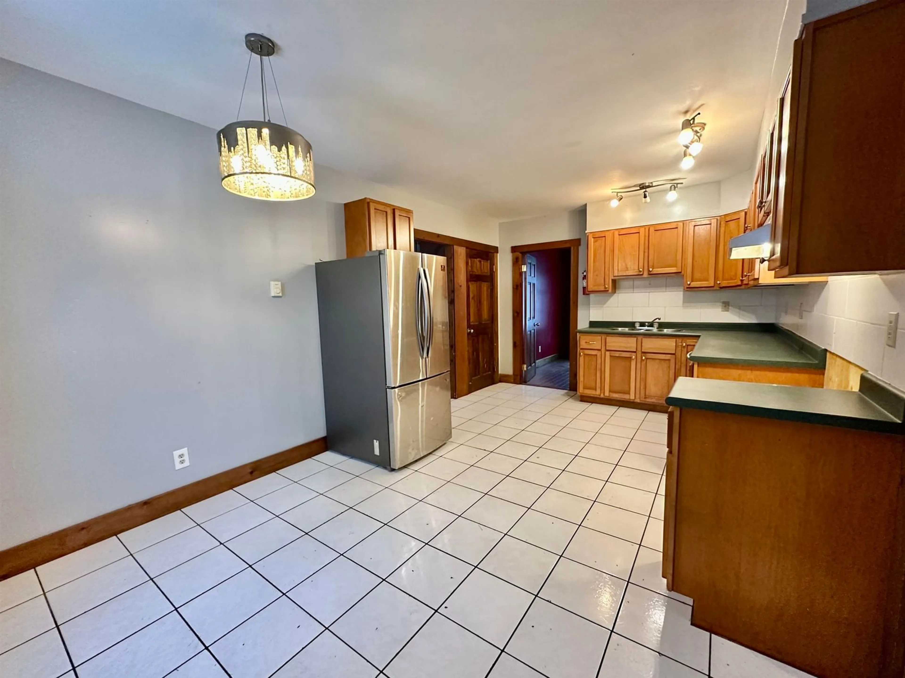 Open concept kitchen, ceramic/tile floor for 6928 Highway 3, Eel Brook Nova Scotia B0W 2X0