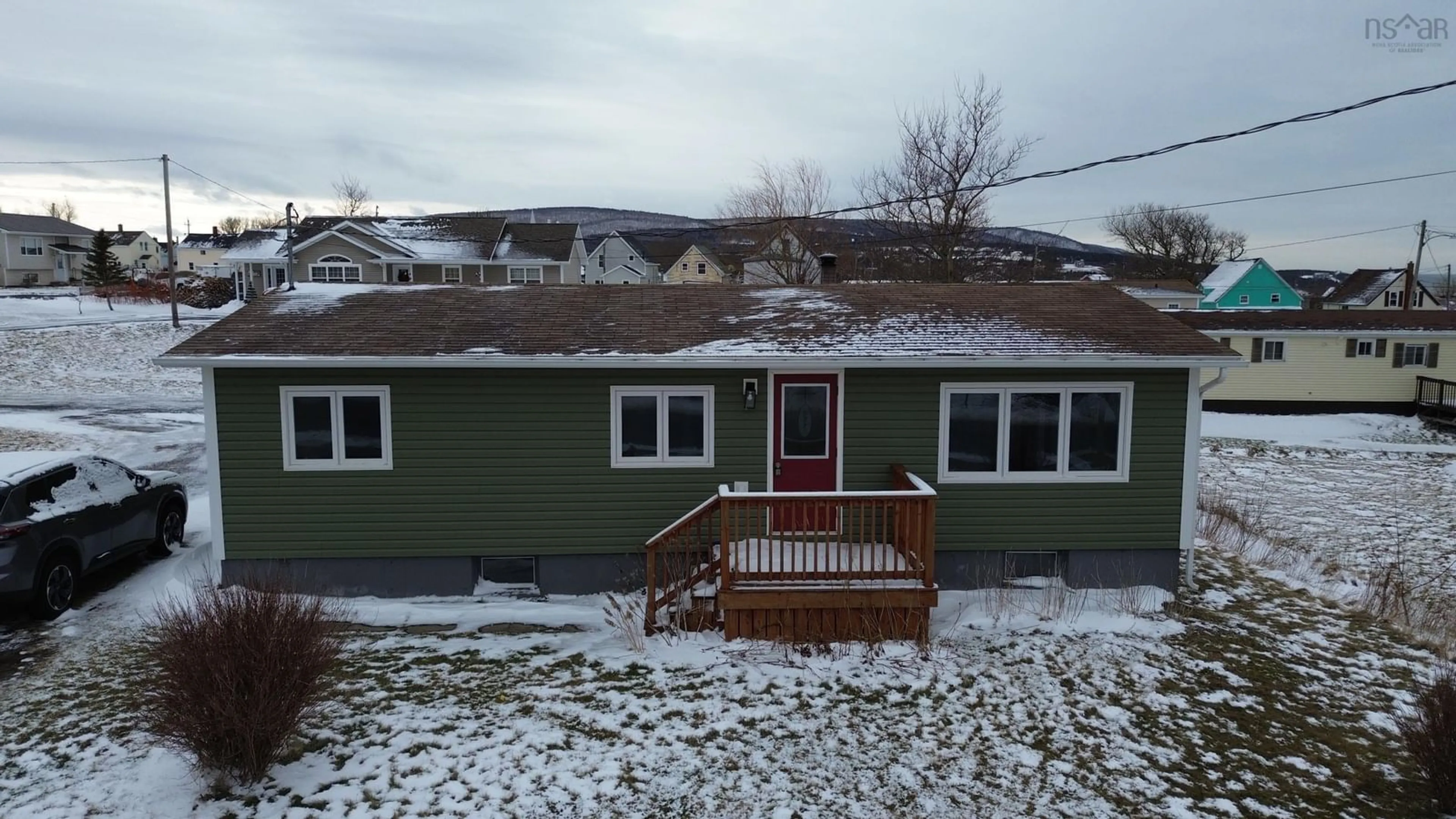 A pic from outside/outdoor area/front of a property/back of a property/a pic from drone, unknown for 36 Veterans Memorial Crt, Inverness Nova Scotia B0E 1N0